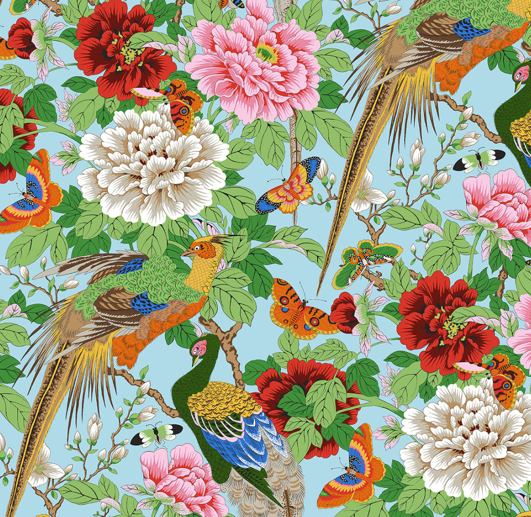 BIRDS AND BEES MULTI Kaffe Fassett Collective