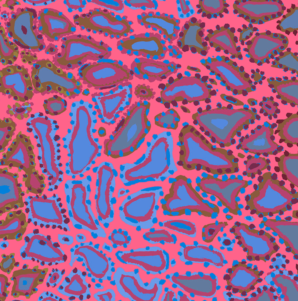 ANIMAL PINK Kaffe Fassett Collective