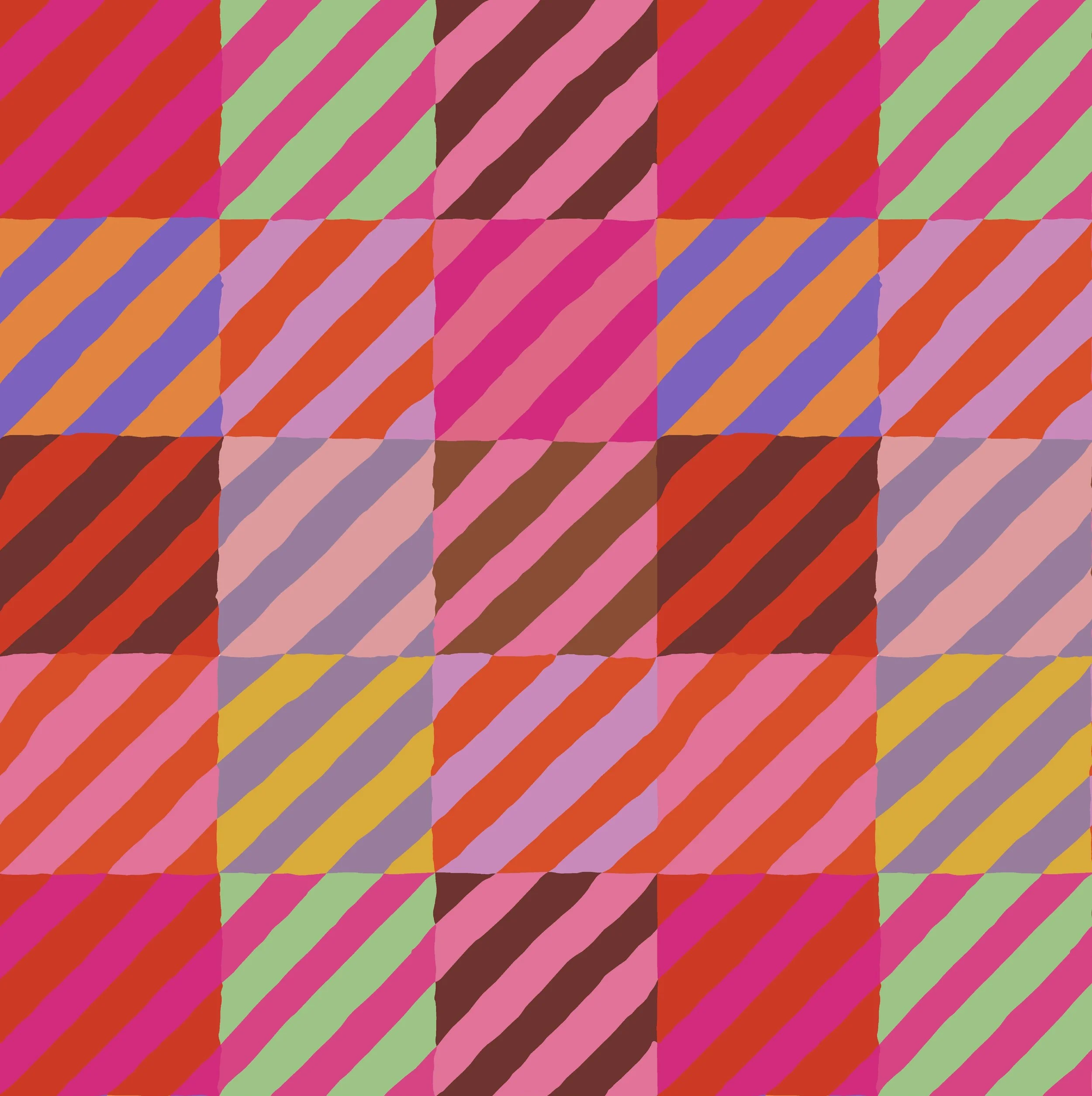 REGIMENTAL TIES RED Kaffe Fassett Collective