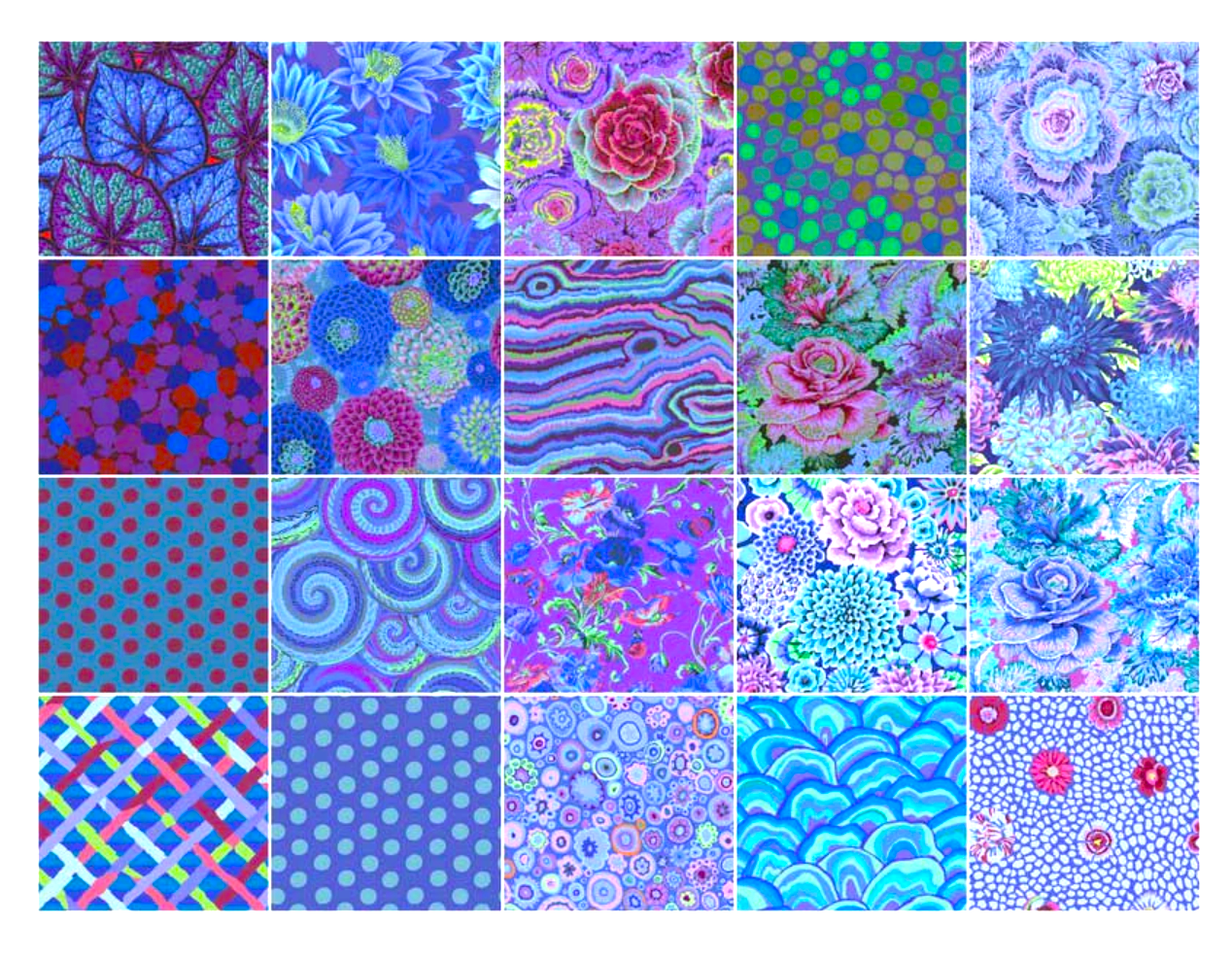 Royal Charm Squares Pack by Kaffe Fassett