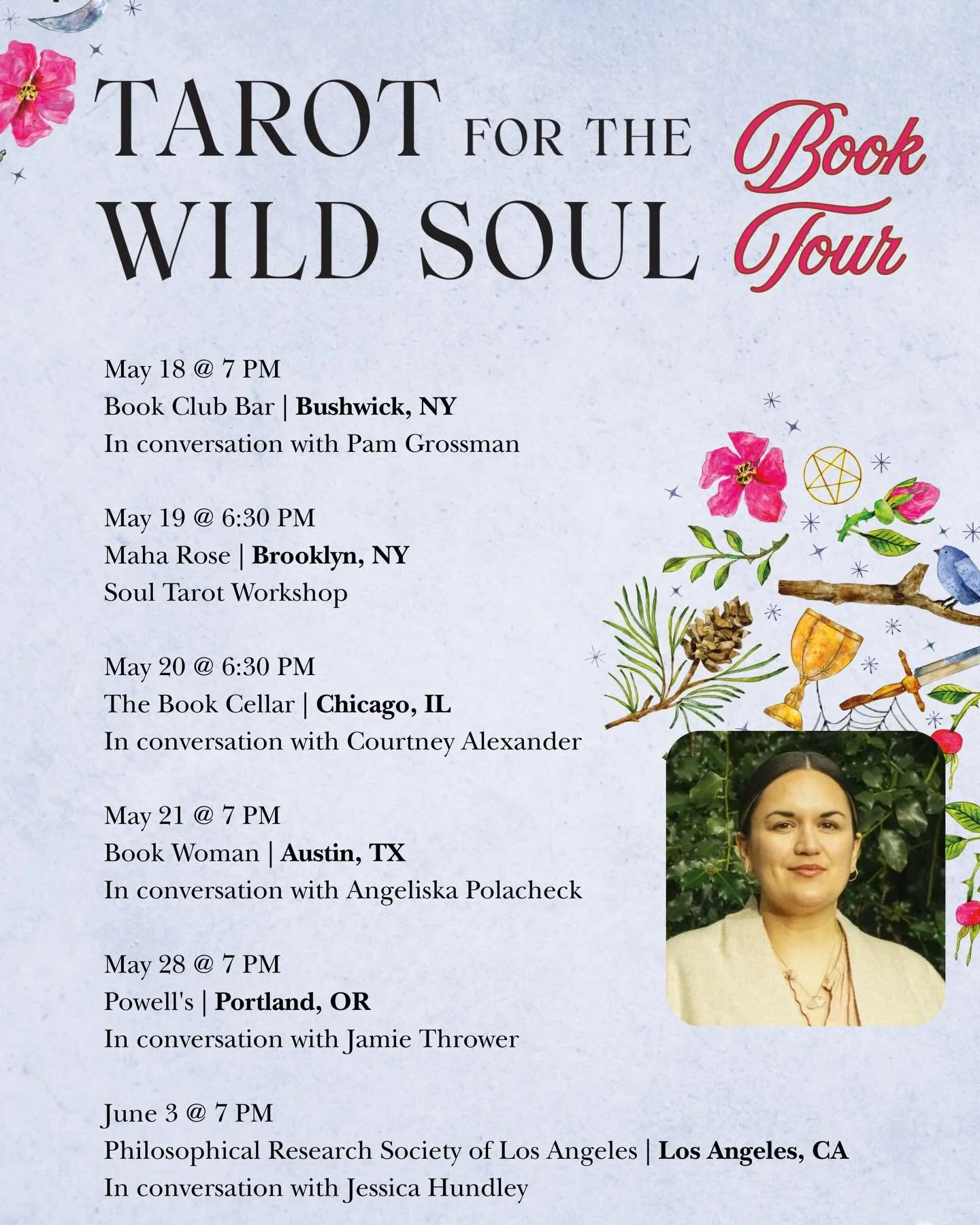 The Soul Tarot Book Tour is here!!!! 🌸🩷✨💐🔥🌼💃🏼🌈🎈🫂 I cannot wait to celebrate and connect with everyone on the road! You can learn more and RSVP at the link in my profile 🪻