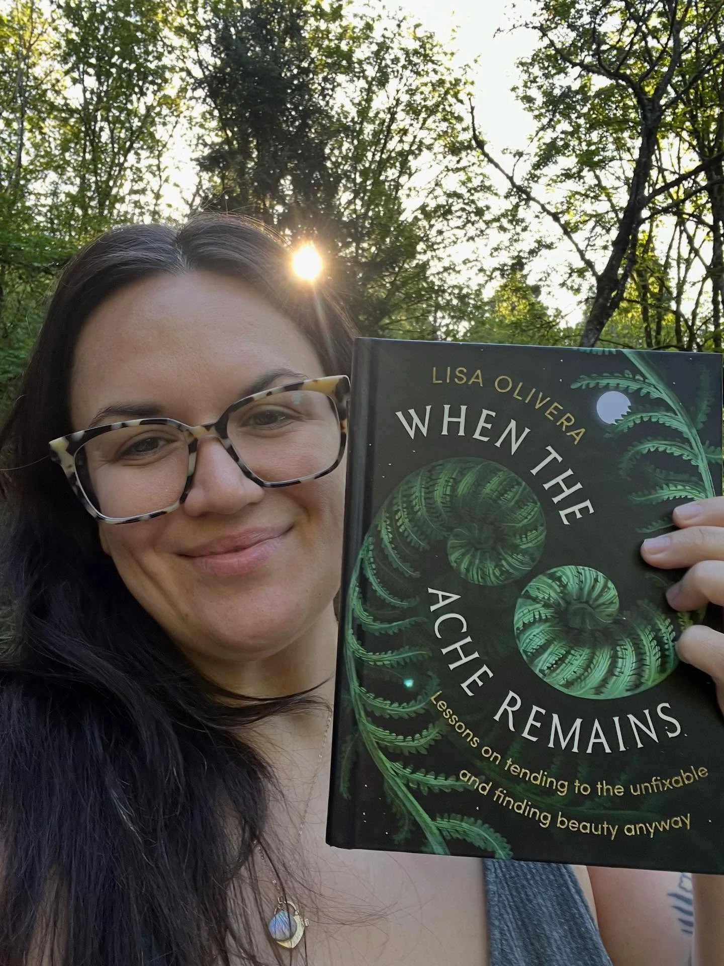 I was lucky enough to receive an advanced copy of @_lisaolivera&rsquo;s exquisite new book, When the Ache Remains, and I devoured it in one night. I sobbed, I gasped aloud, I smiled, I felt so seen, held, and resourced. It is such a treasure, such a 