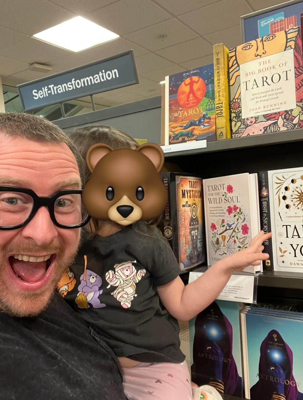 First book sighting in the wild by the two humans I dedicated it to 😭🌸💗 

Tarot for the Wild Soul and The Soul Tarot Deck (both illustrated by the glorious @chelseairisgranger) come out tomorrow, May 19th, and I cannot wait for you to hold them in