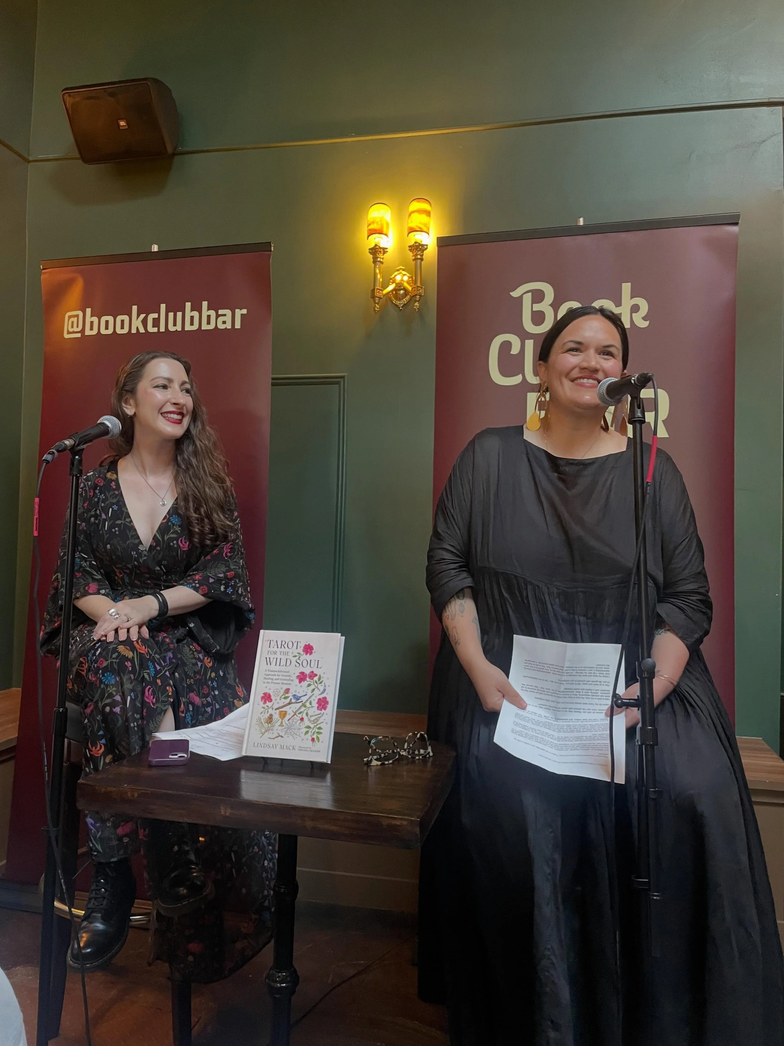 NYC ✨🌈💐❤️ thank you for showing up and infusing so much love and excitement into the release of Tarot for the Wild Soul and The Soul Tarot Deck! Deep and special thanks to @phantasmaphile for being the most incredible in-convo partner, as well as @