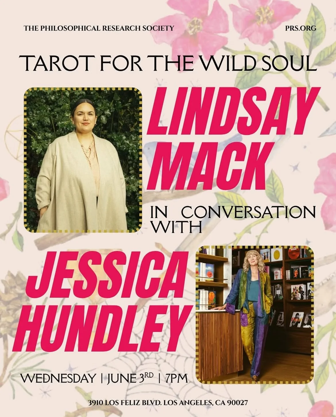 It is a dream come true to be in conversation with the brilliant Jessica Hundley of @thelibraryofesoterica at @philosophical_research_society in Los Angeles TONIGHT from 7-8! Get your tickets now!

And TOMORROW from 7-8, I will be in Austin TX at @bo