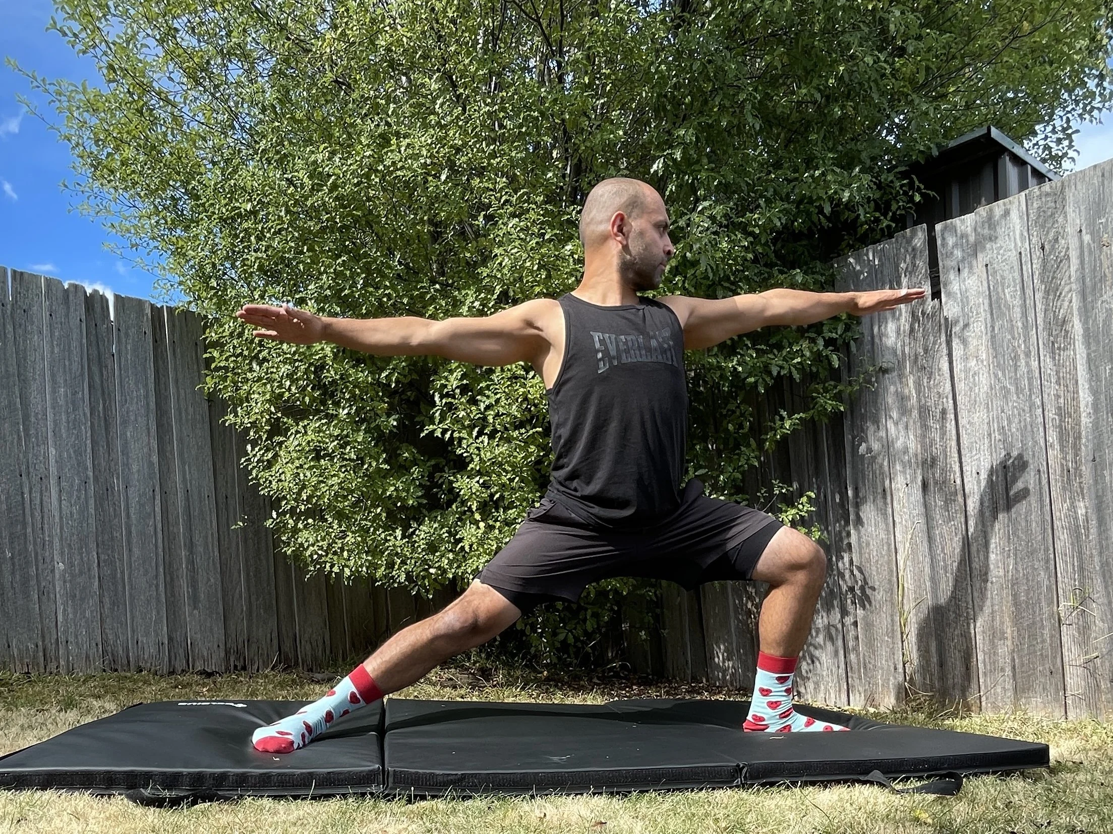 shani mirza yoga pose