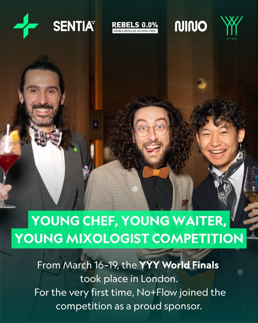 Two weeks ago, we were honoured to be a sponsor of the Young Chef, Young Waiter, Young Mixologist World Finals! 💚

Three incredible days of sharing passion, knowledge, and meaningful moments between competitors, brands, and sponsors across all categ