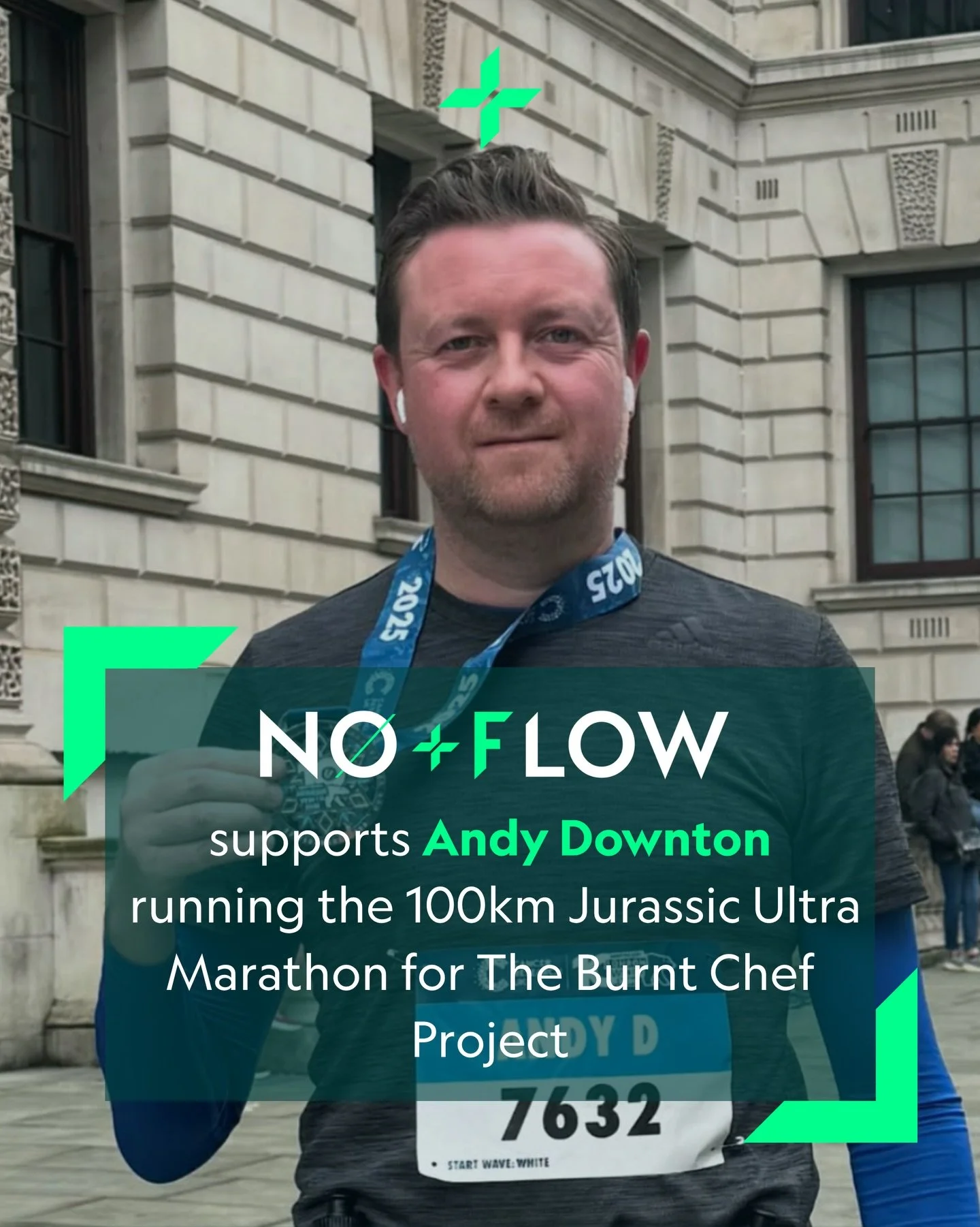 We&rsquo;re honoured to support Andy Downton as he takes on the 100km Jurassic Ultra Marathon to raise funds for The Burnt Chef Project. 🏃🏻&zwj;♂️

Andy is a key figure in hospitality and a keen supporter of the No+Flow movement. As an ambassador f