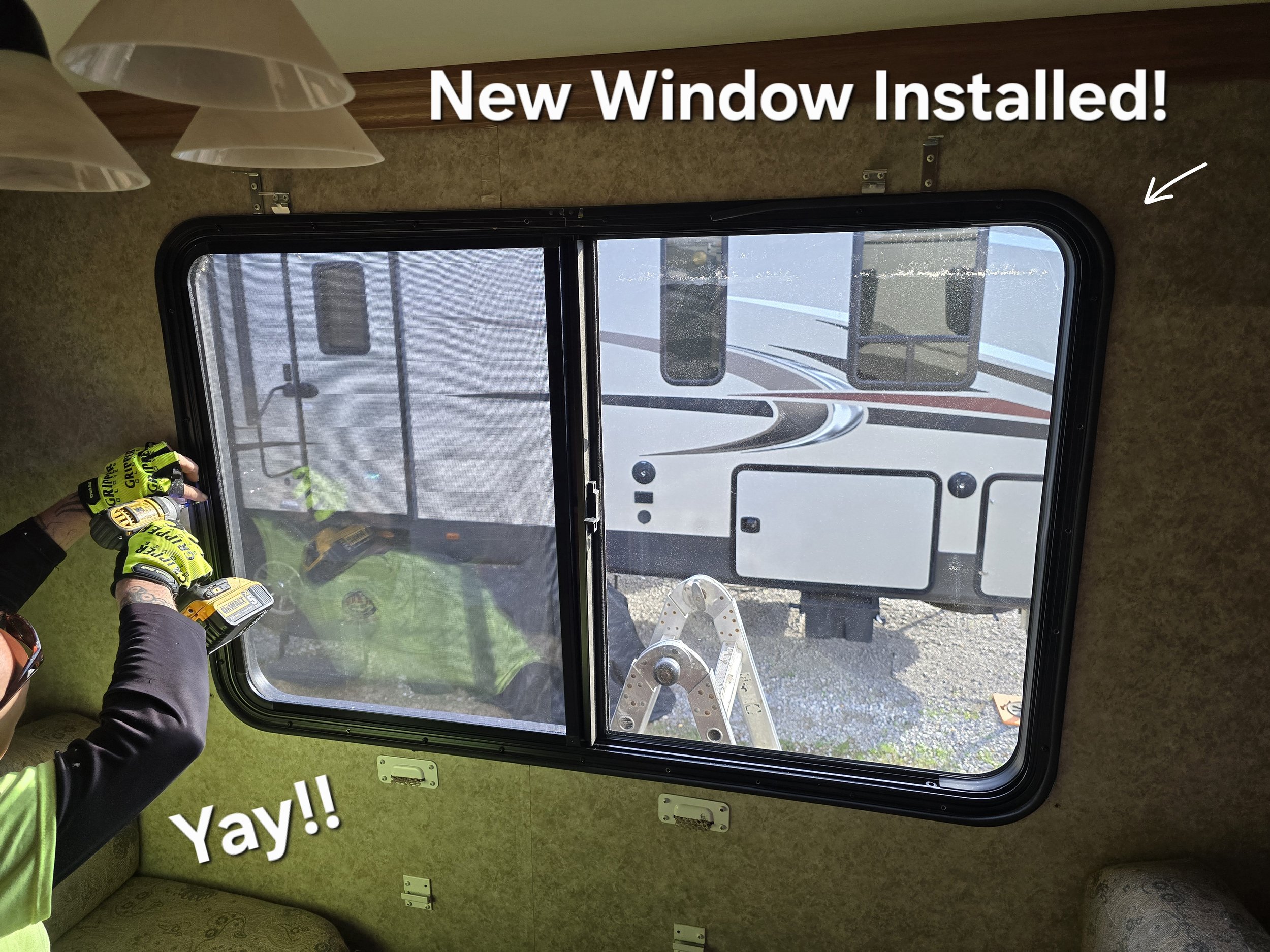 The New Window Is Installed And Looks Good As New! 😊