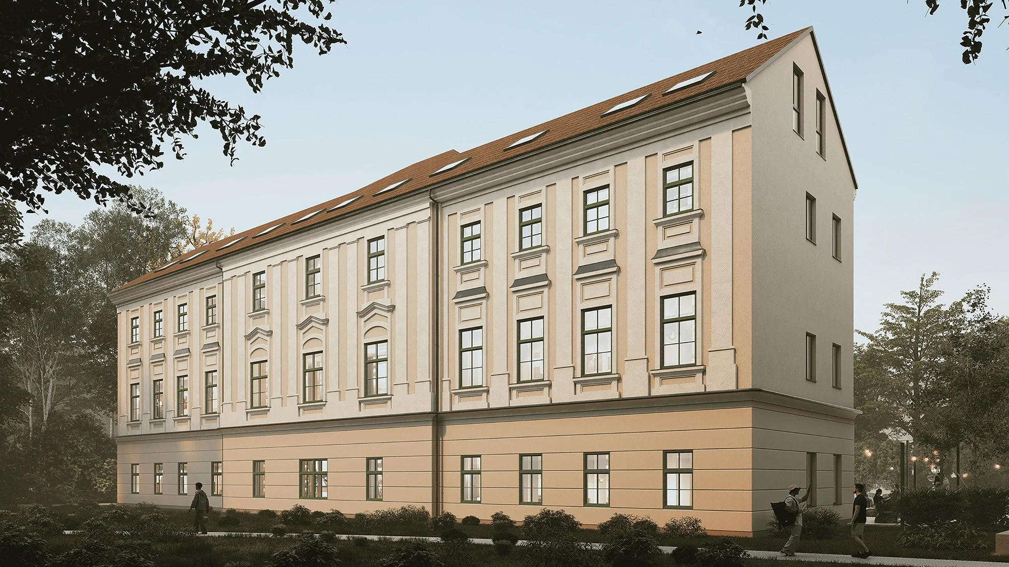 Im neuen Grazer Stadtteil Jakomini Verde entsteht ein Studentenheim mit 43 Einzelgarconnieren und Einheiten für Wohngemeinschaften für 64 Studierende. Umgesetzt wird das Projekt als Bauherrenmodell.