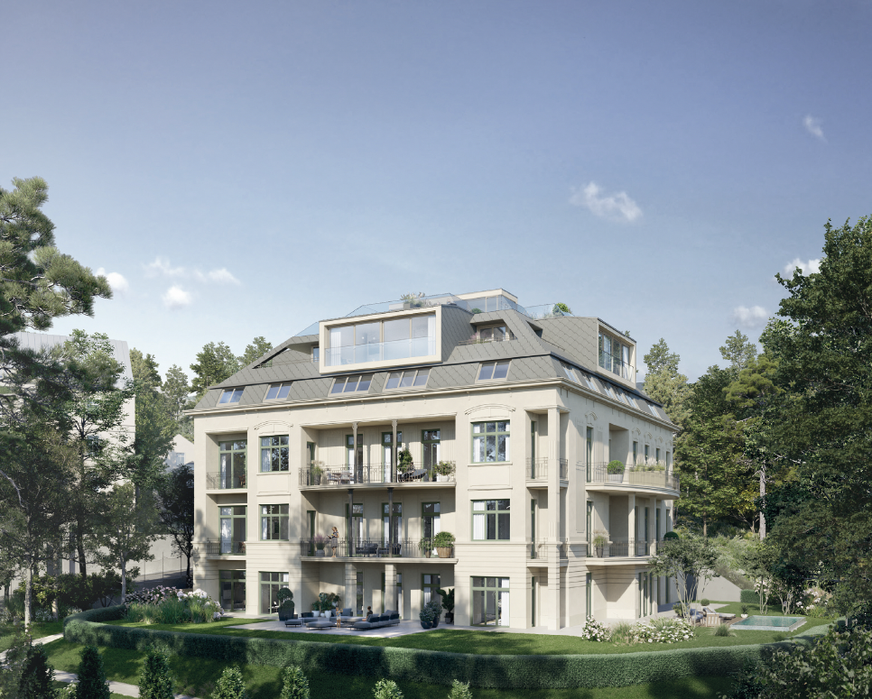  Ein Projekthighlight des Jahres 2026: HOMMAGE Carl in Wien-Neuwaldegg mit 18 exklusiven Wohnungen. Der historischen Villa von Ex-Manner-Chef Carl Manner wird ein moderner Zubau zur Seite gestellt. 