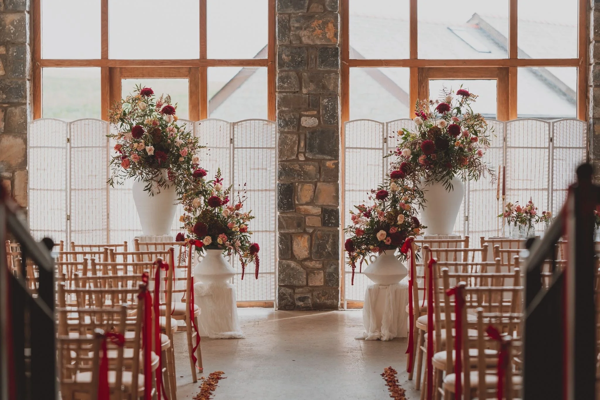A Romantic Autumn Wedding at a Rustic Barn in South Wales