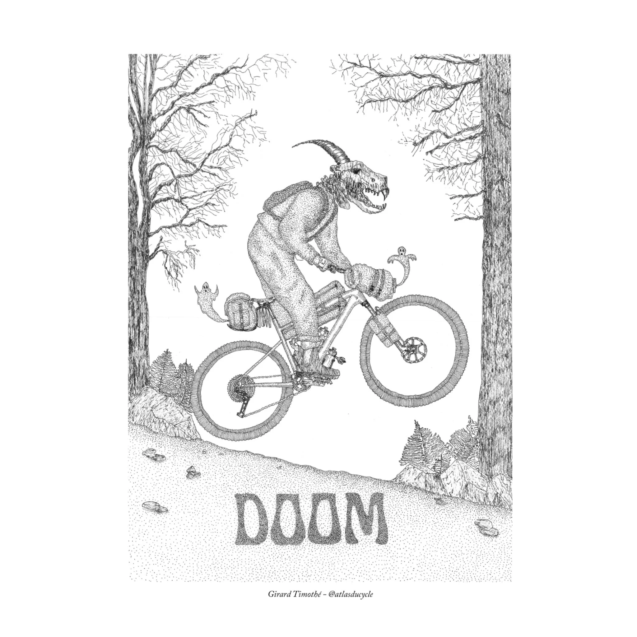 Illustration - Ozark Gravel Cyclists