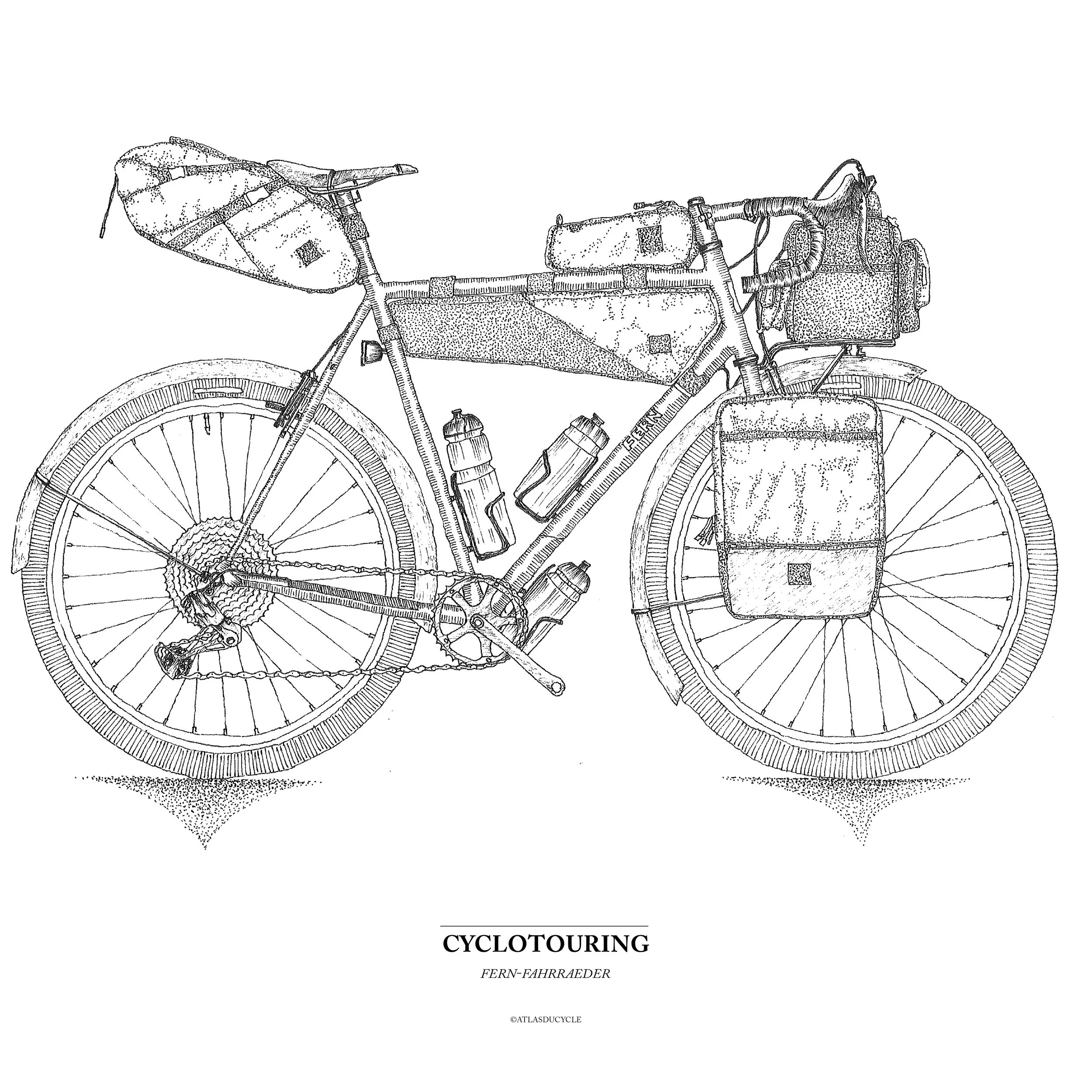 Timothé Girard - Atlas du cycle - Ilustration - 15 Ways To Go Bikepacking - Bikepacking Cyclotouring.jpg