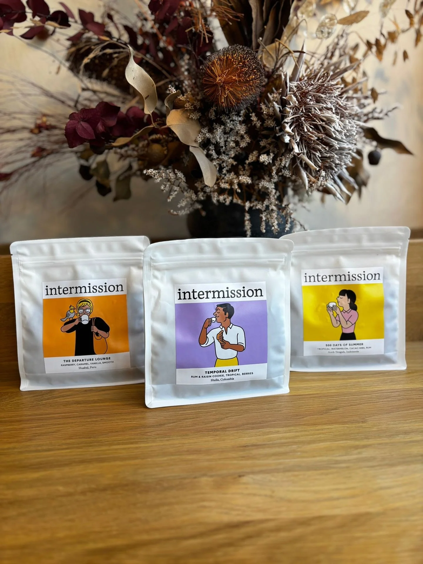 The legendary @intermission.coffee have landed at all Blend locations! 🙌

Checkout the three exciting coffees we have available for a limited time only ☕️
Including a carbonic natural, Indonesia 🇮🇩 which tastes like watermelon in the cup. Availabl