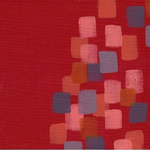 Fire remedy, 2024. Acrylic on linen board - 20 x 20 x .5 cm / 8 x 8 x .2 "