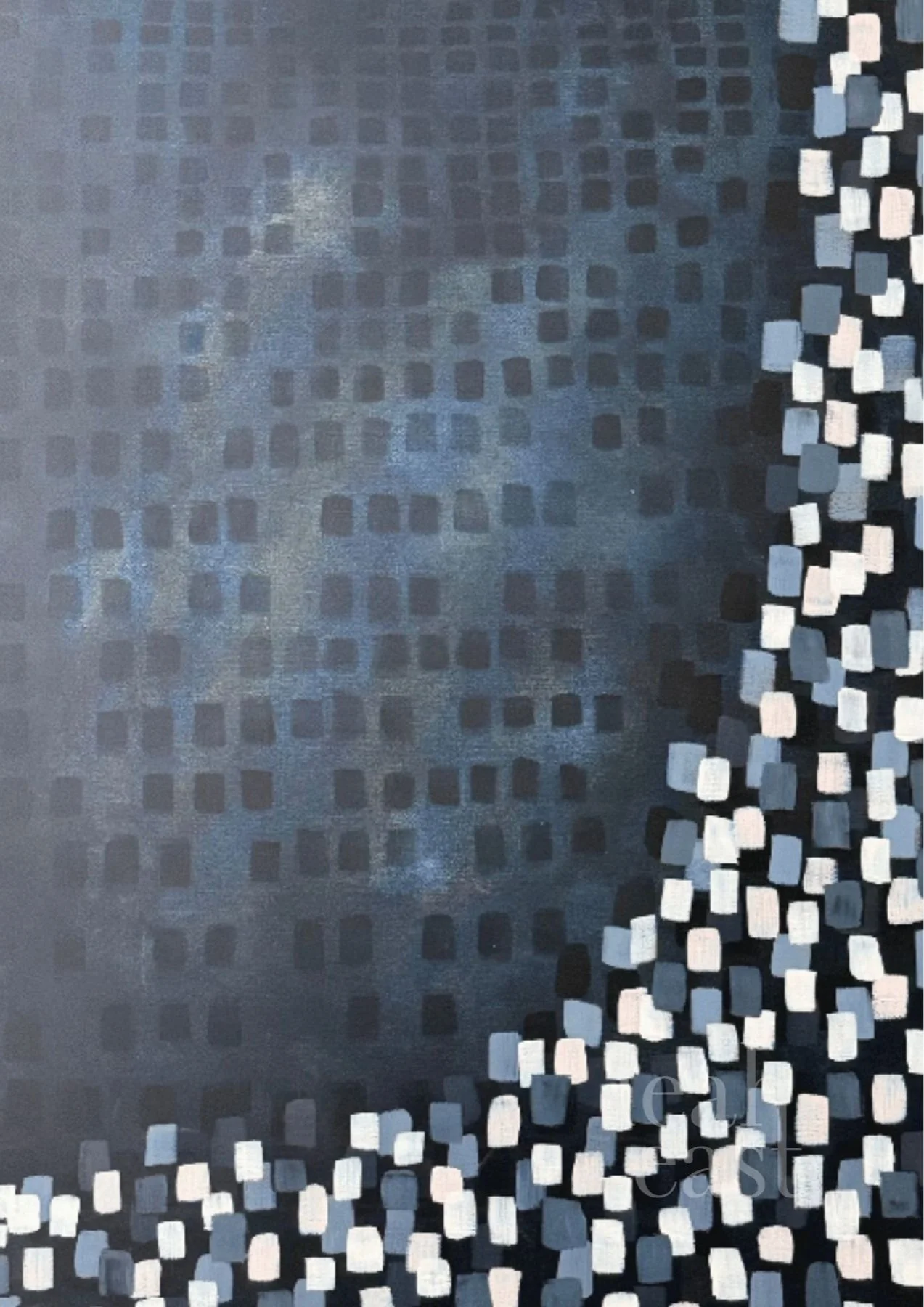 Journal transformation, 2024. Acrylic on canvas -  102 x 76 x 3 cm / 40 x 30 x 1.5 "