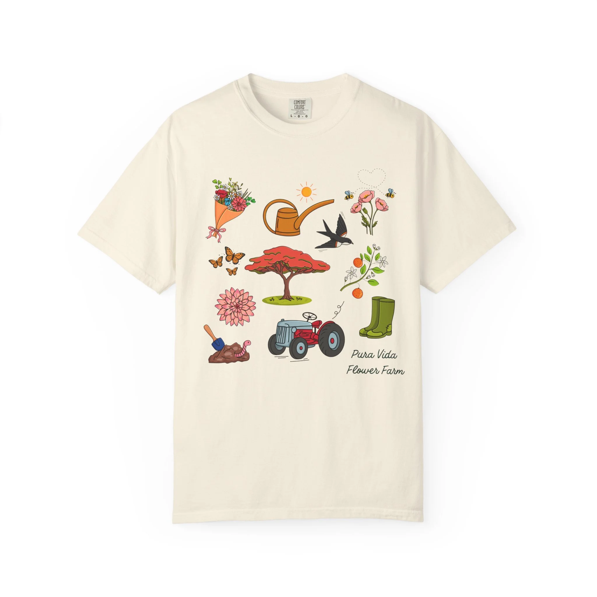 Pura Vida Stamps Tee