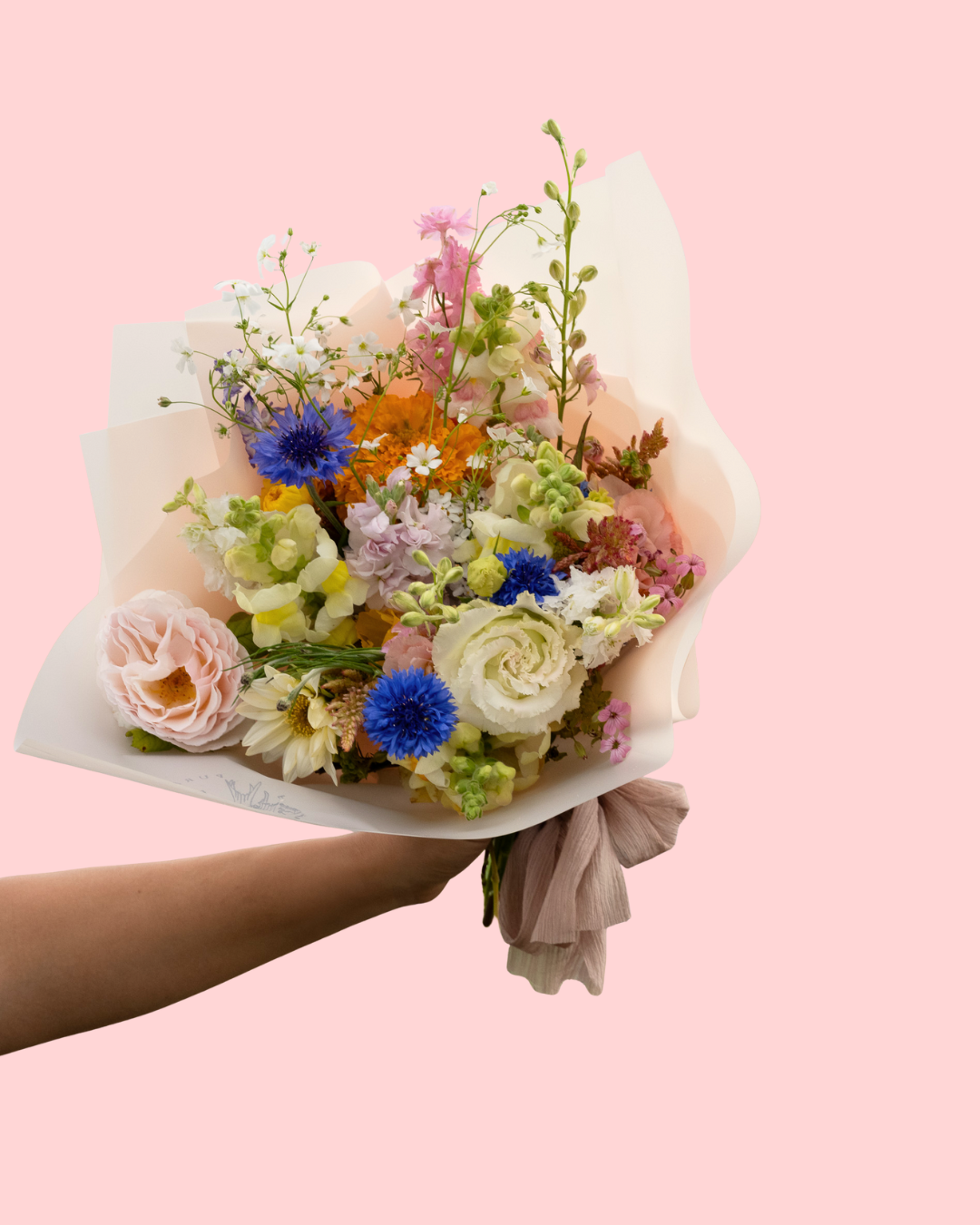 Valentine's Day Wildly in Love Wrapped Bouquet