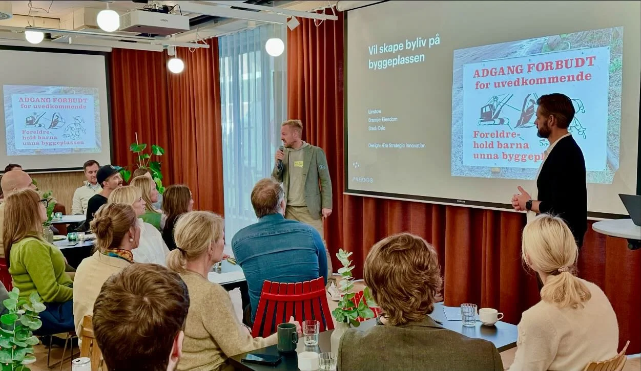 Hvordan skape byliv mens et omr&aring;de er under utvikling?🏘️❤️

Det skal Linstow og @era.innovation utforske med st&oslash;tte fra @doganorway &lsquo;s &laquo;Designdrevet innovasjonsprogram&raquo;.
&nbsp;
De fleste byggeomr&aring;der stenger omve