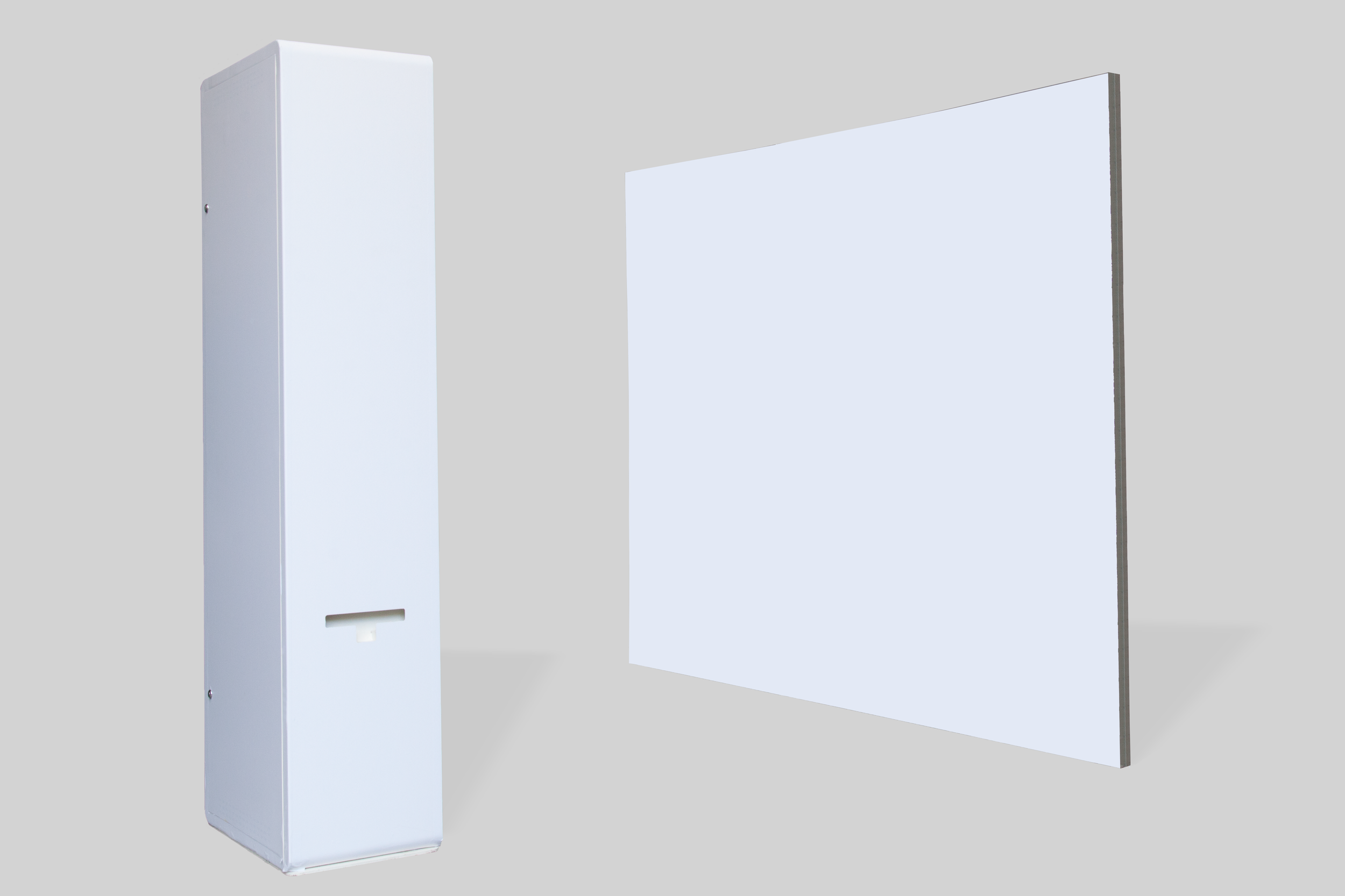 It’s Social white Photo Booth with a 2 x 2m white backdrop for weddings, parties, and events.
