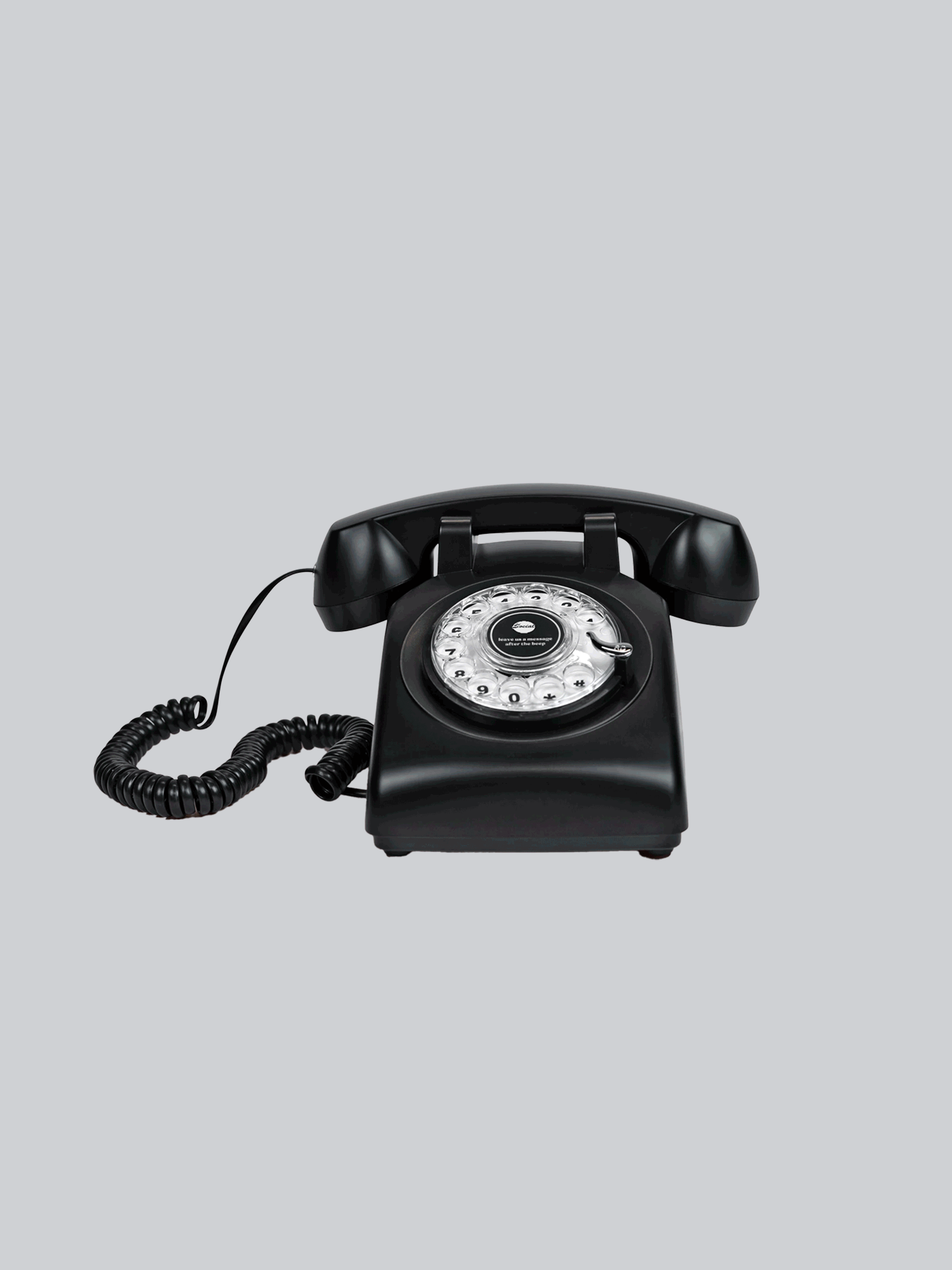 Animated GIF showing all It’s Social audio guestbook phones available to hire for weddings and parties.