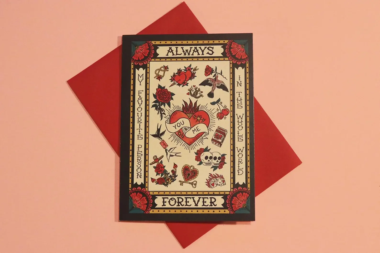 Always & Forever A6 Greetings Card