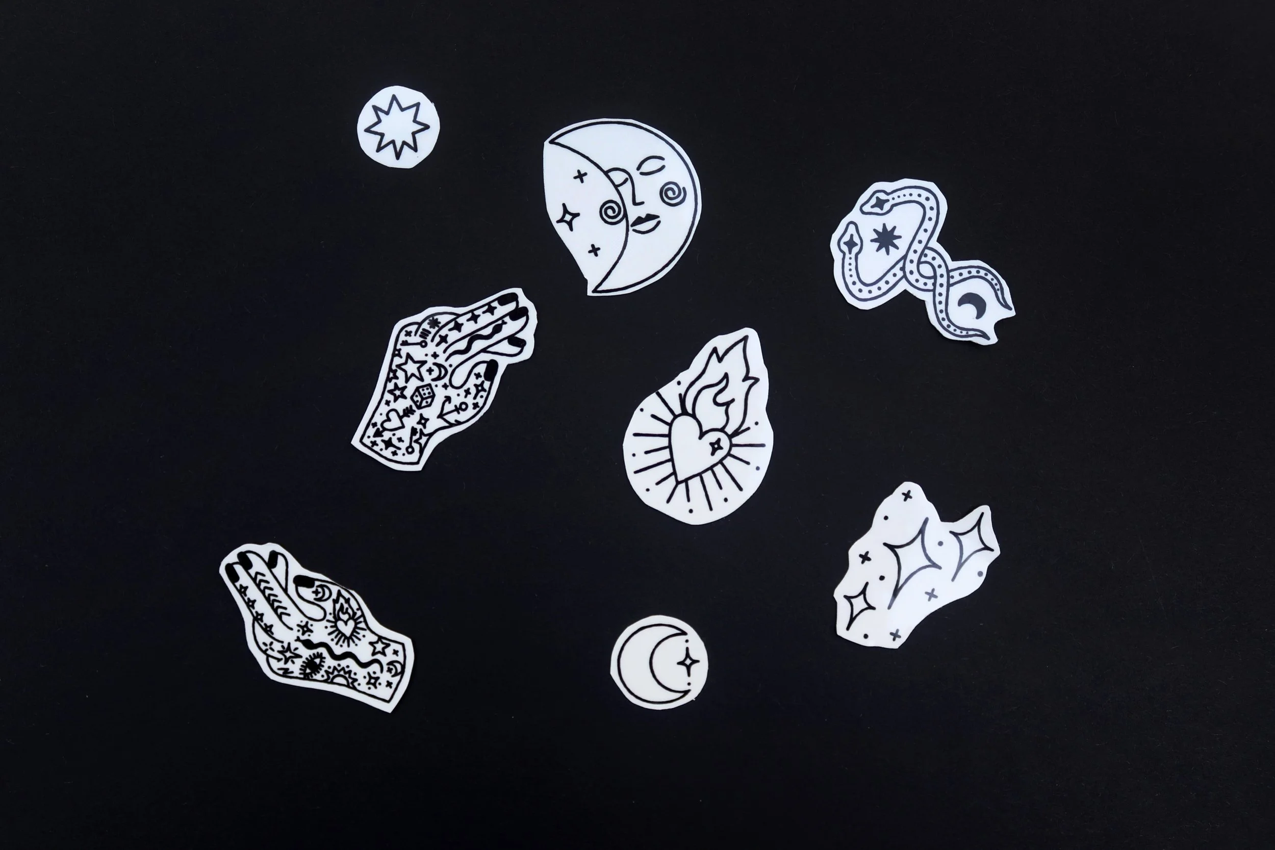 Mystical Monochrome_Temporary Tattoos_A6_Different Day Studio_Unique Alternative Wedding and Event Stationery_6.jpg