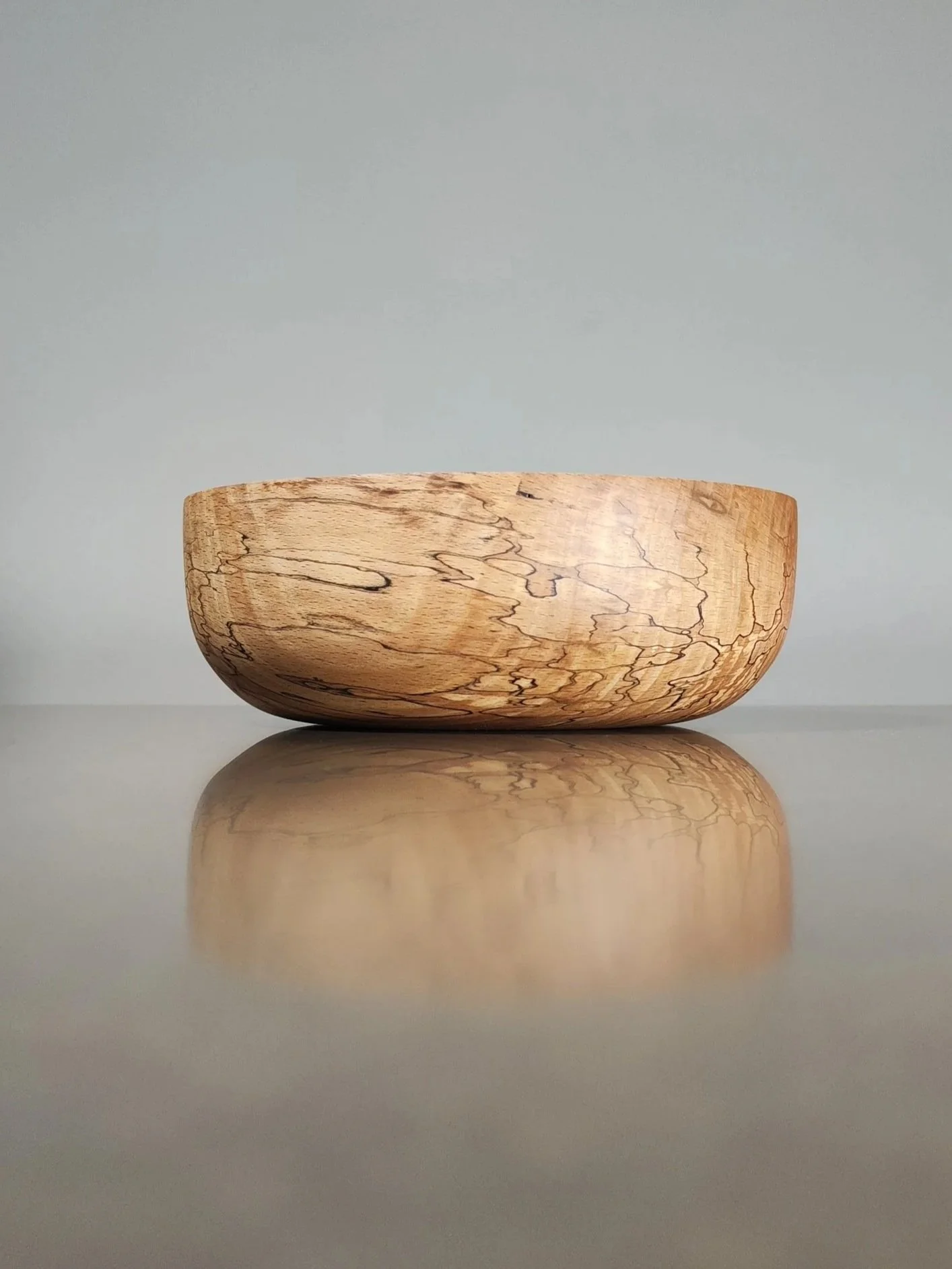 Handmade Spalted Beech Bowl