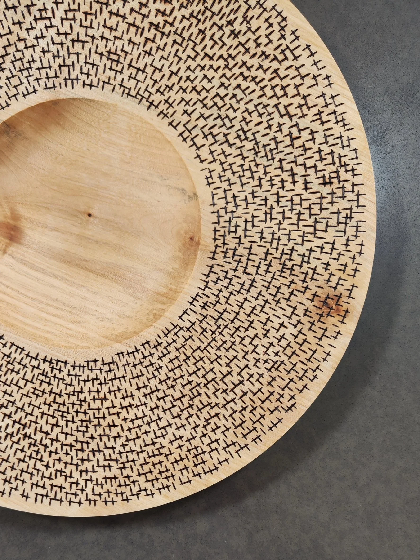 Pyrography bowls