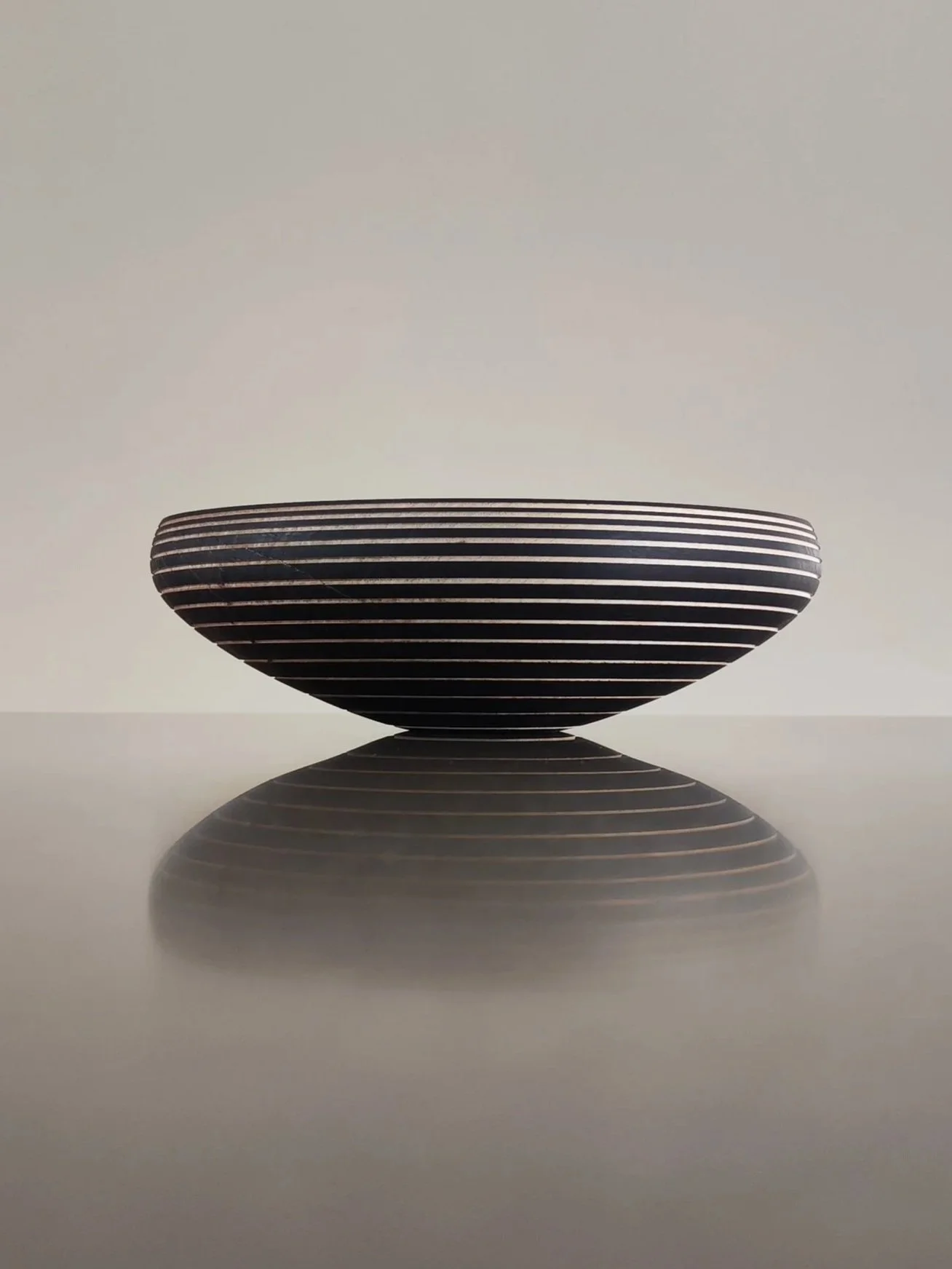 Ebonised bowls