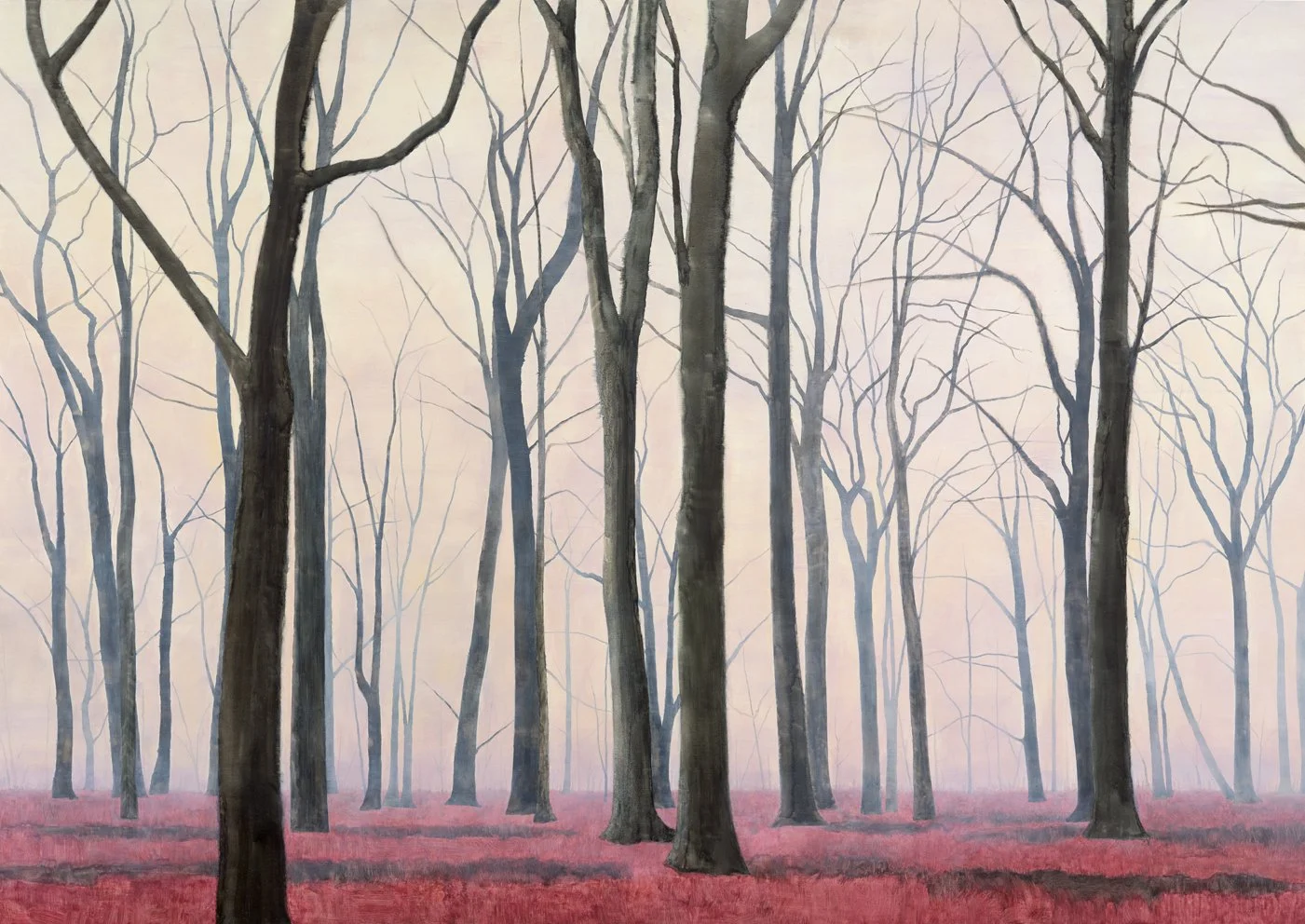 NATURE RESERVE, oil on birch panel, 122 x 172 cm
