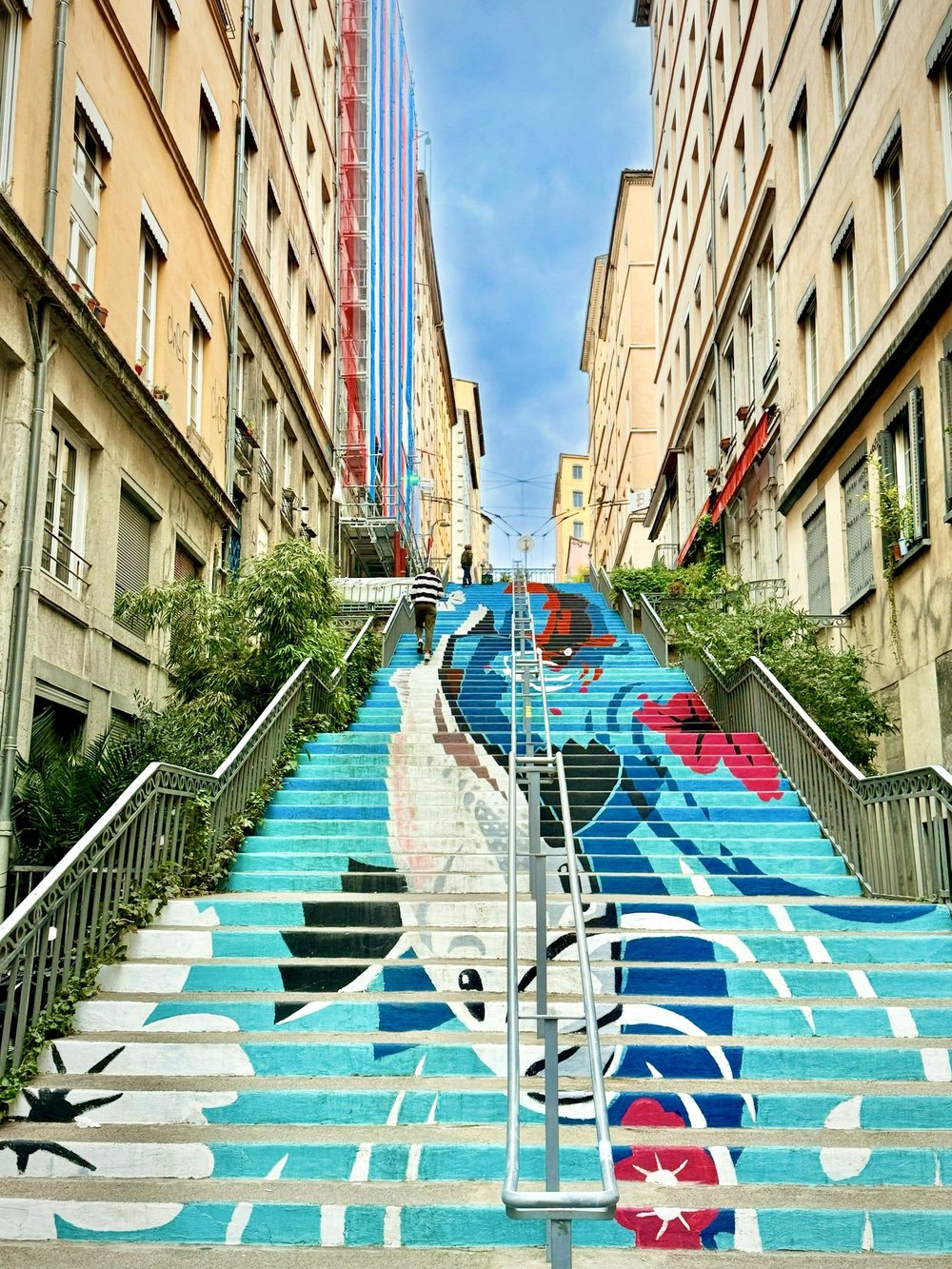 Escaliers  rue Pouteau Lyon 4