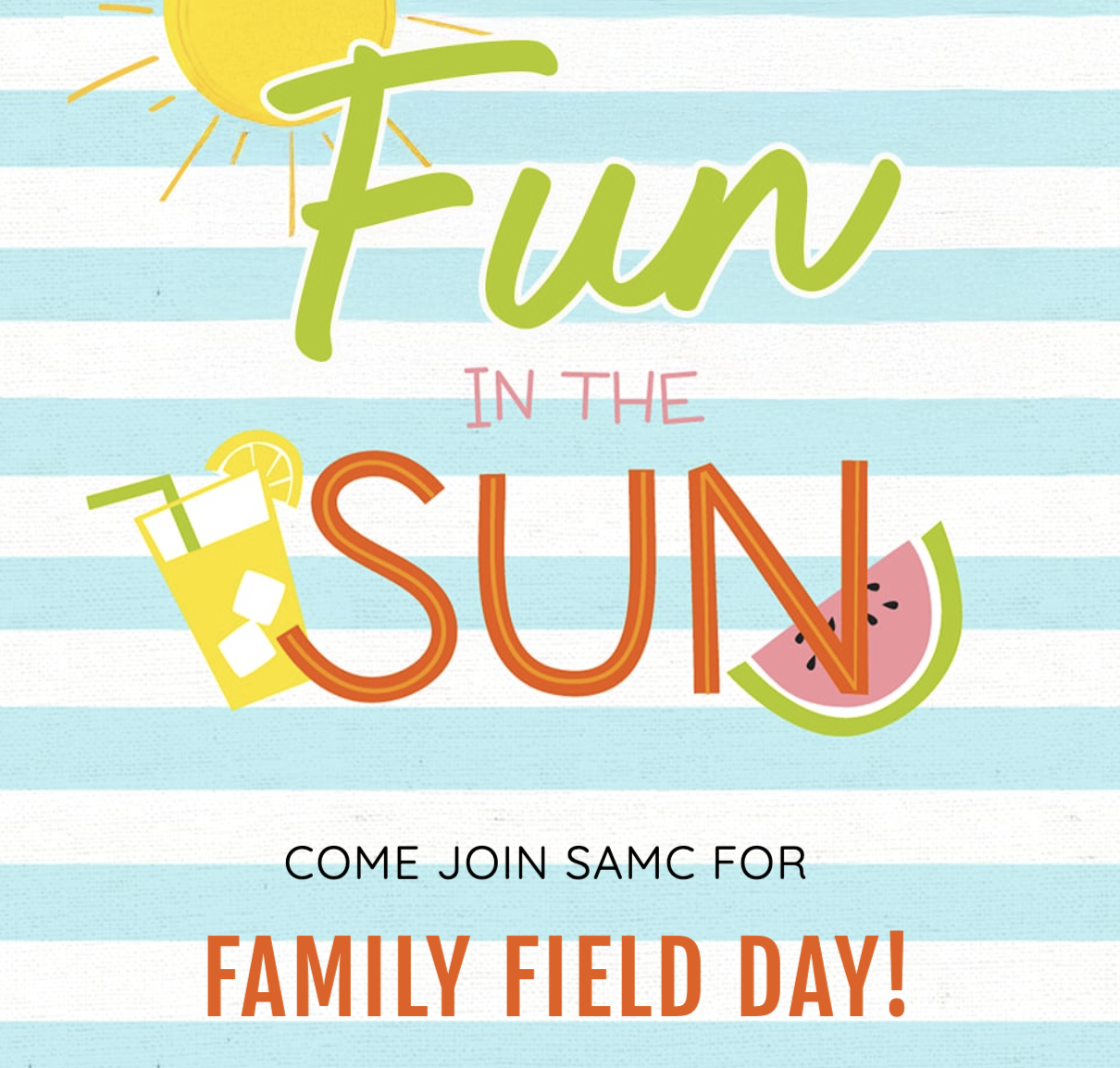 SAMC Family Field Day + Fun Run