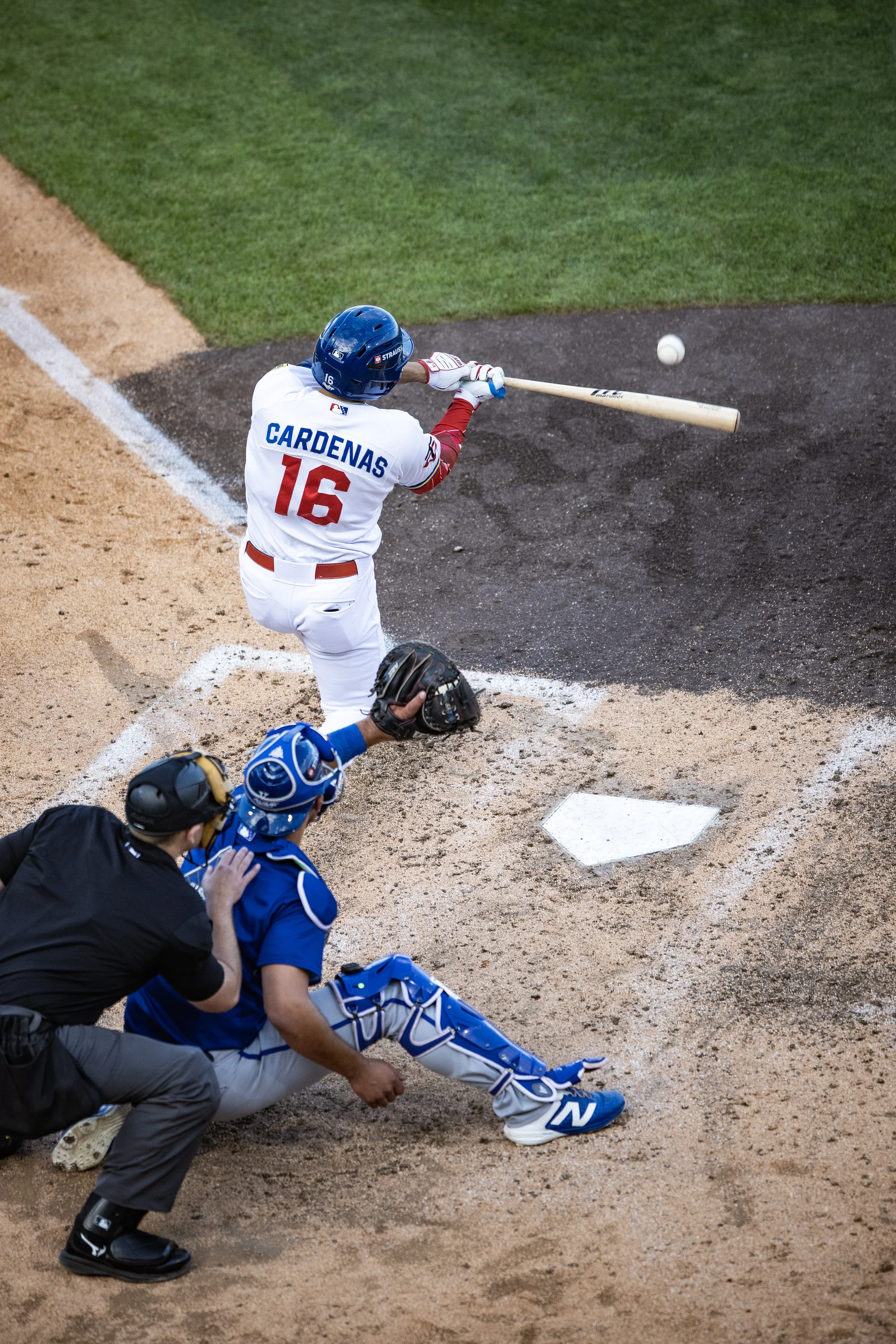 Storm Chasers Rout Saints 12-4 in Game One, Cardenas Goes Deep Late