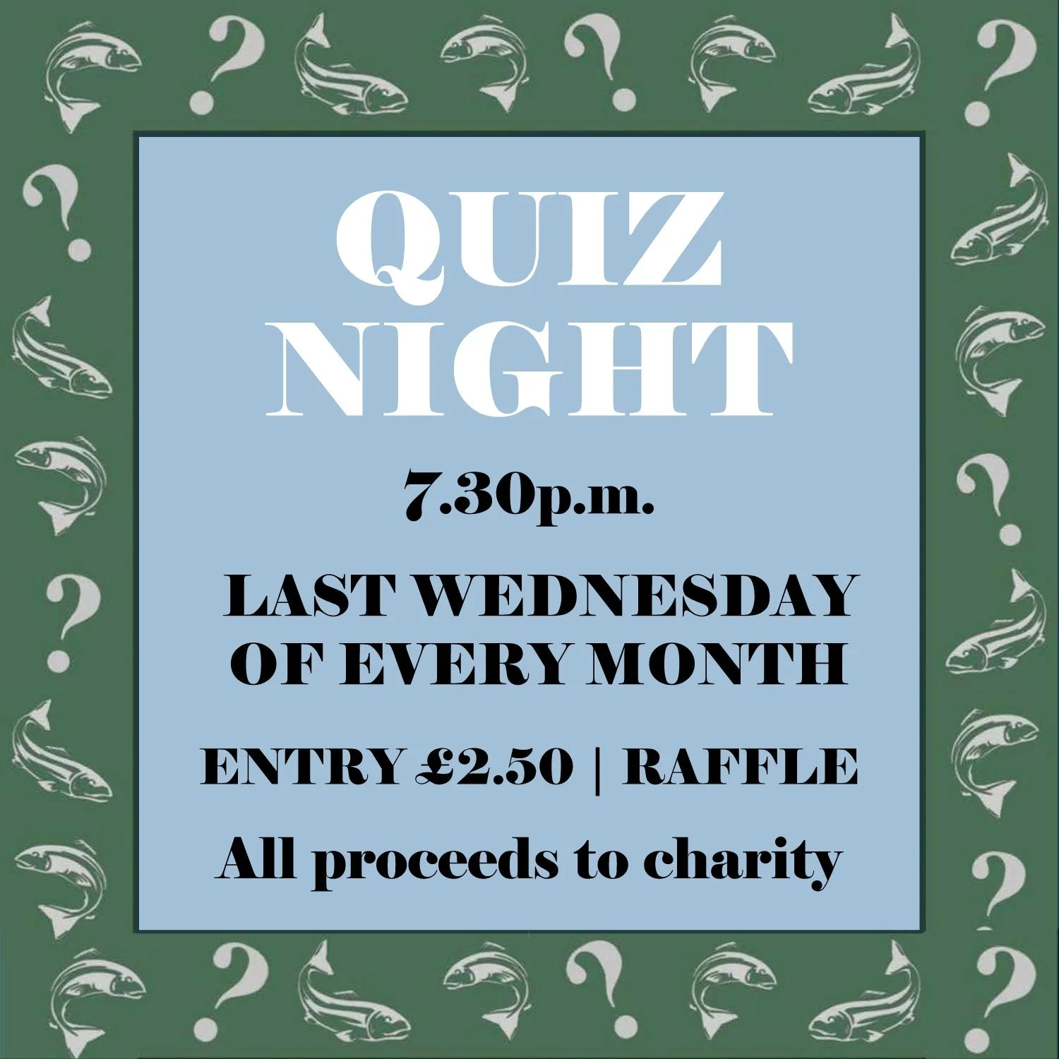 Quiz Night - 29th April 2026