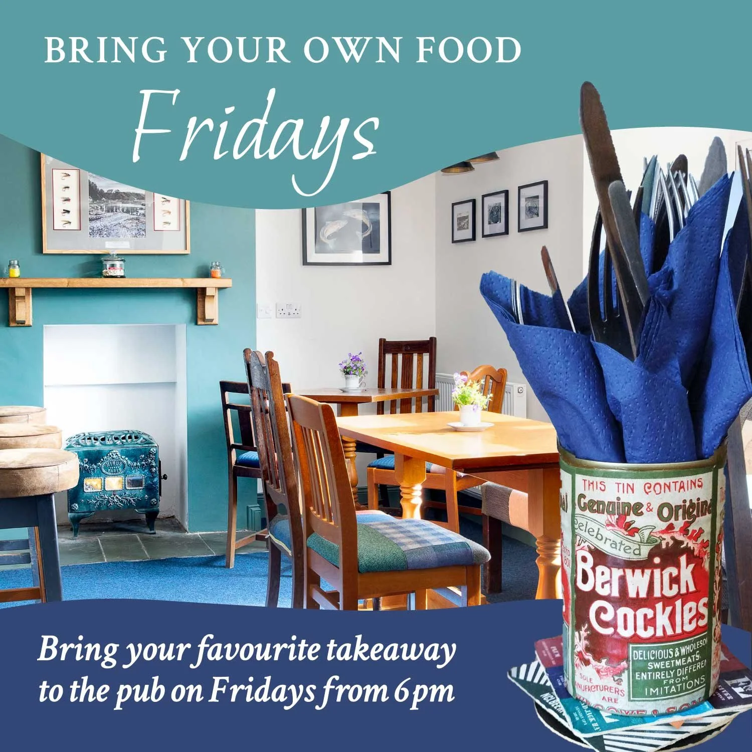 'Bring Your Own Food' Fridays - 17th April 2026