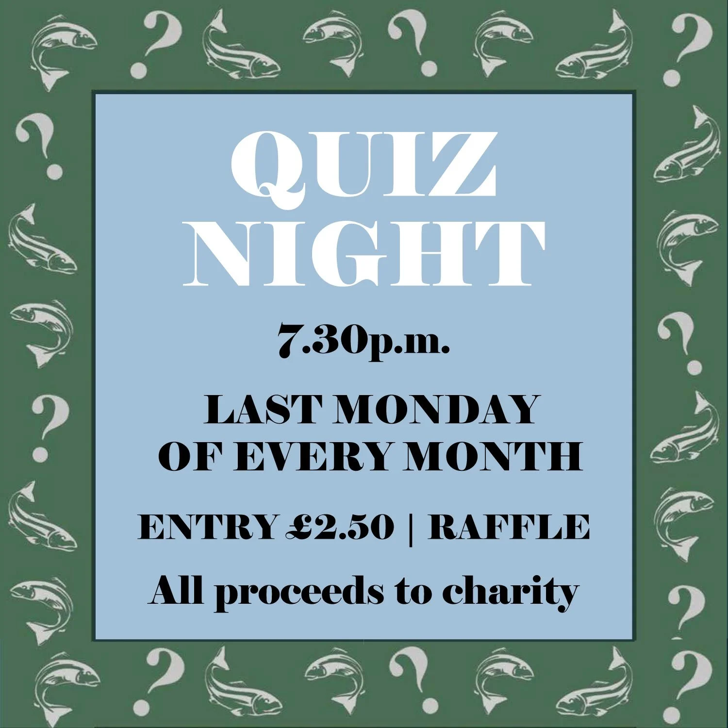 Quiz Night - 31st August 2026