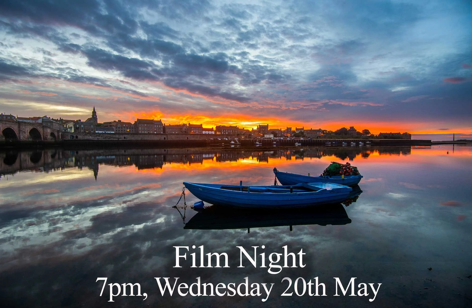 Photo of the River Tweed for Kelt Fishcakes and Gilse film showing at the Fishers Arms Community Pub, Horncliffe - 20th May 2026