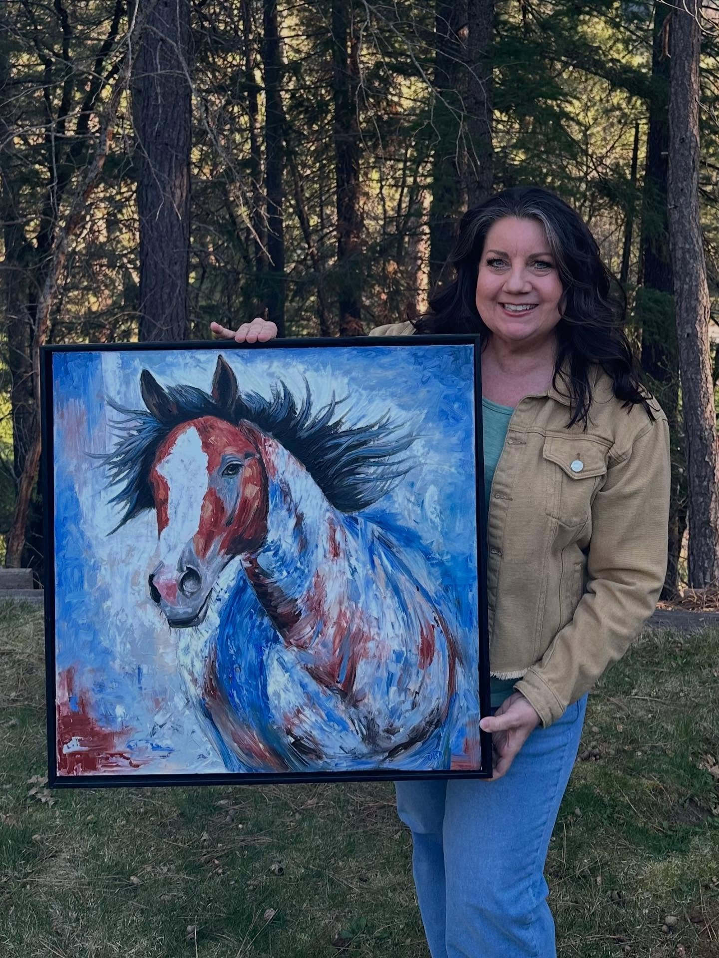 This painting is at Gilpin Art Association, Central City CO.  It was such an honor to get to be in this National juried show.