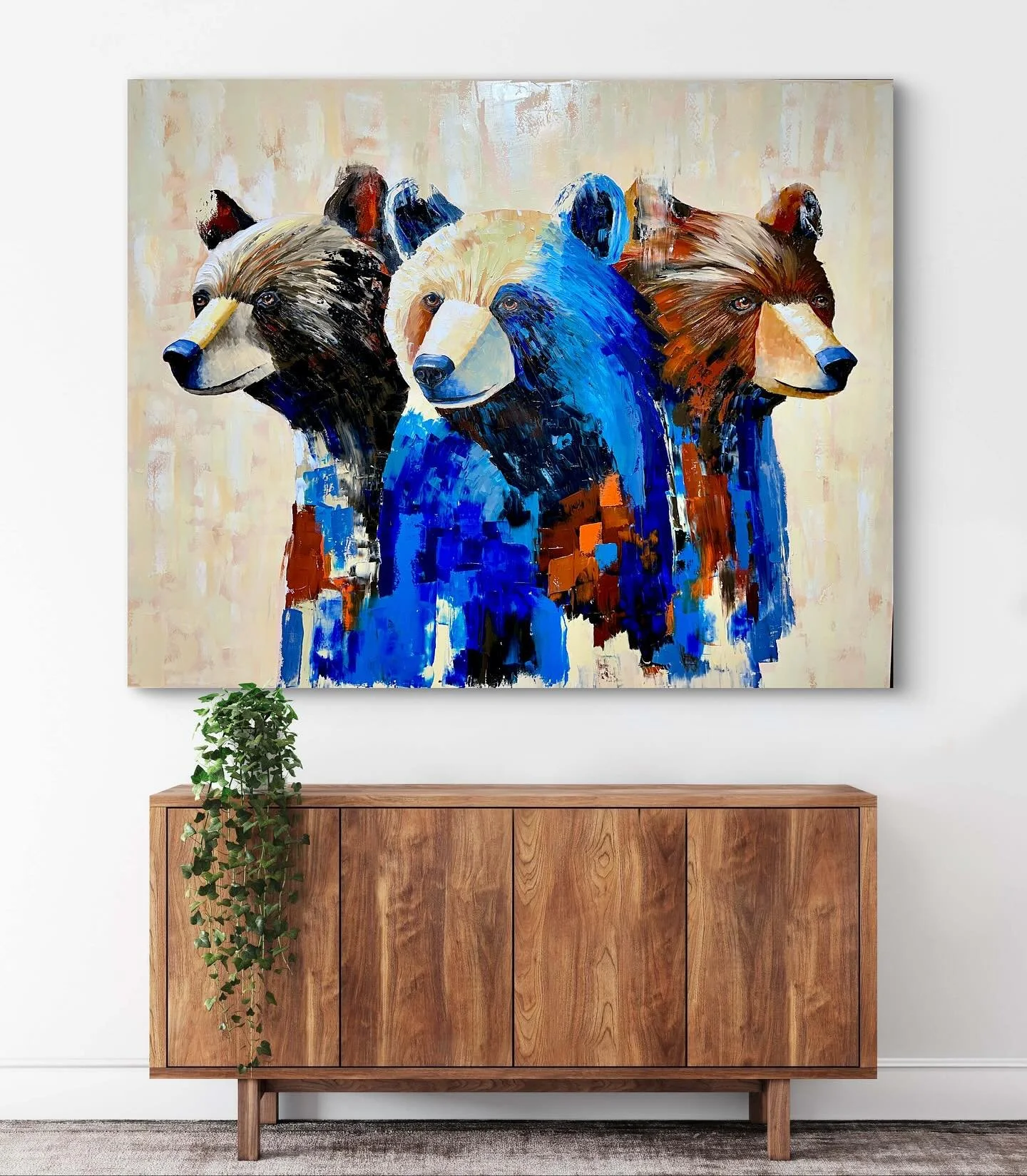 Bearers of the Land 60&rdquo;x48&rdquo; Oil on canvas.