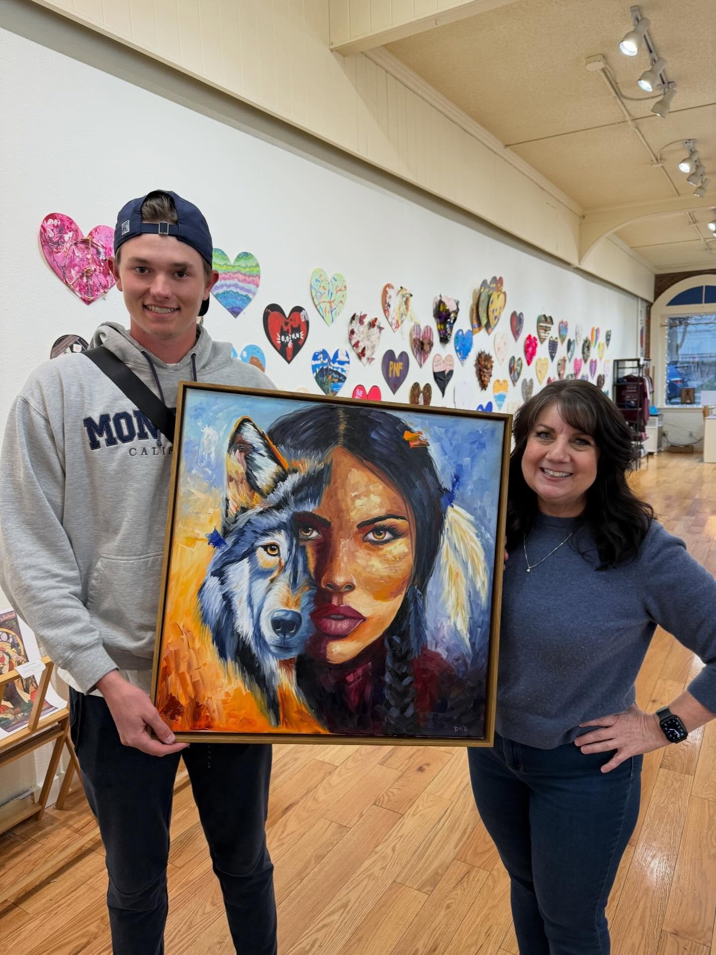 Always exciting to put a piece of my art out into the world.  Thank you Plumas Arts.