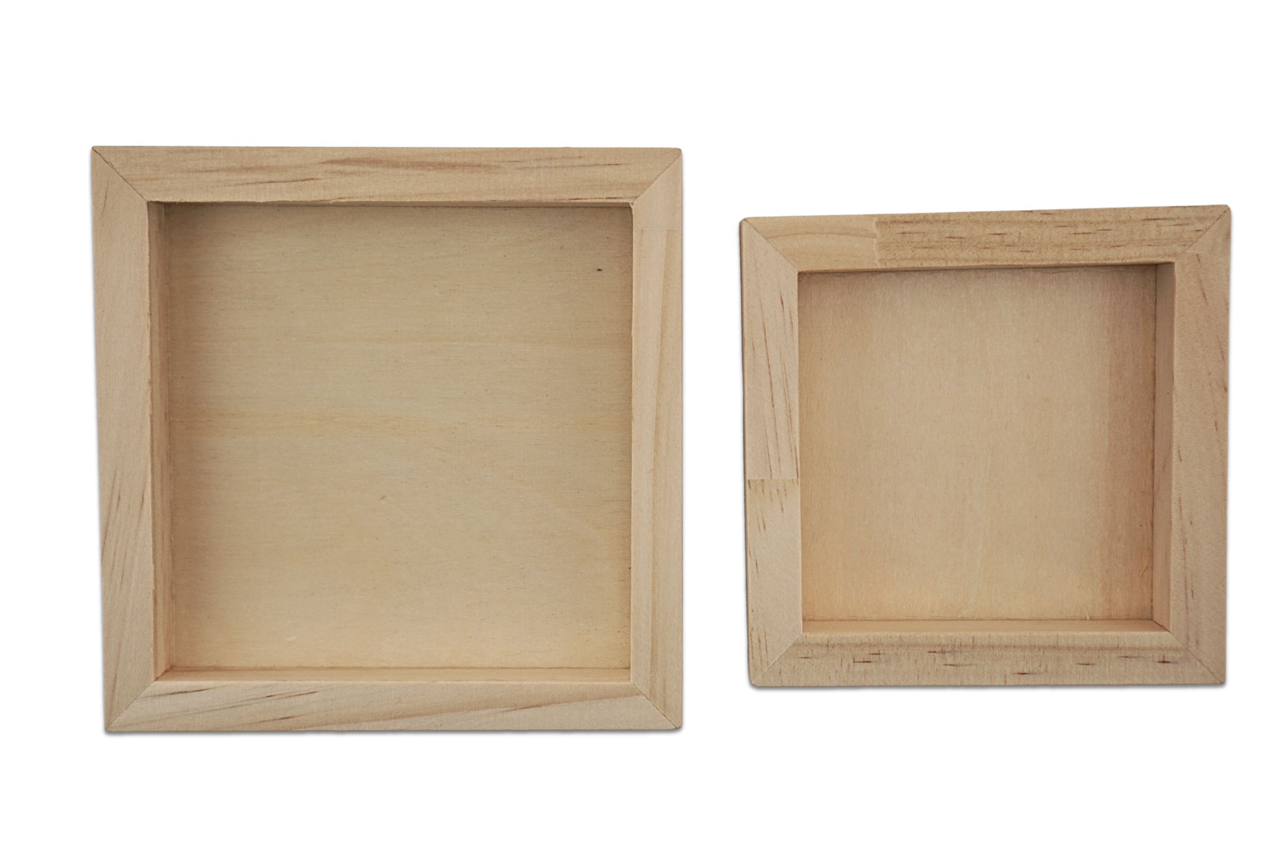 Calmware Small and Large Birchwood Display Boxes
