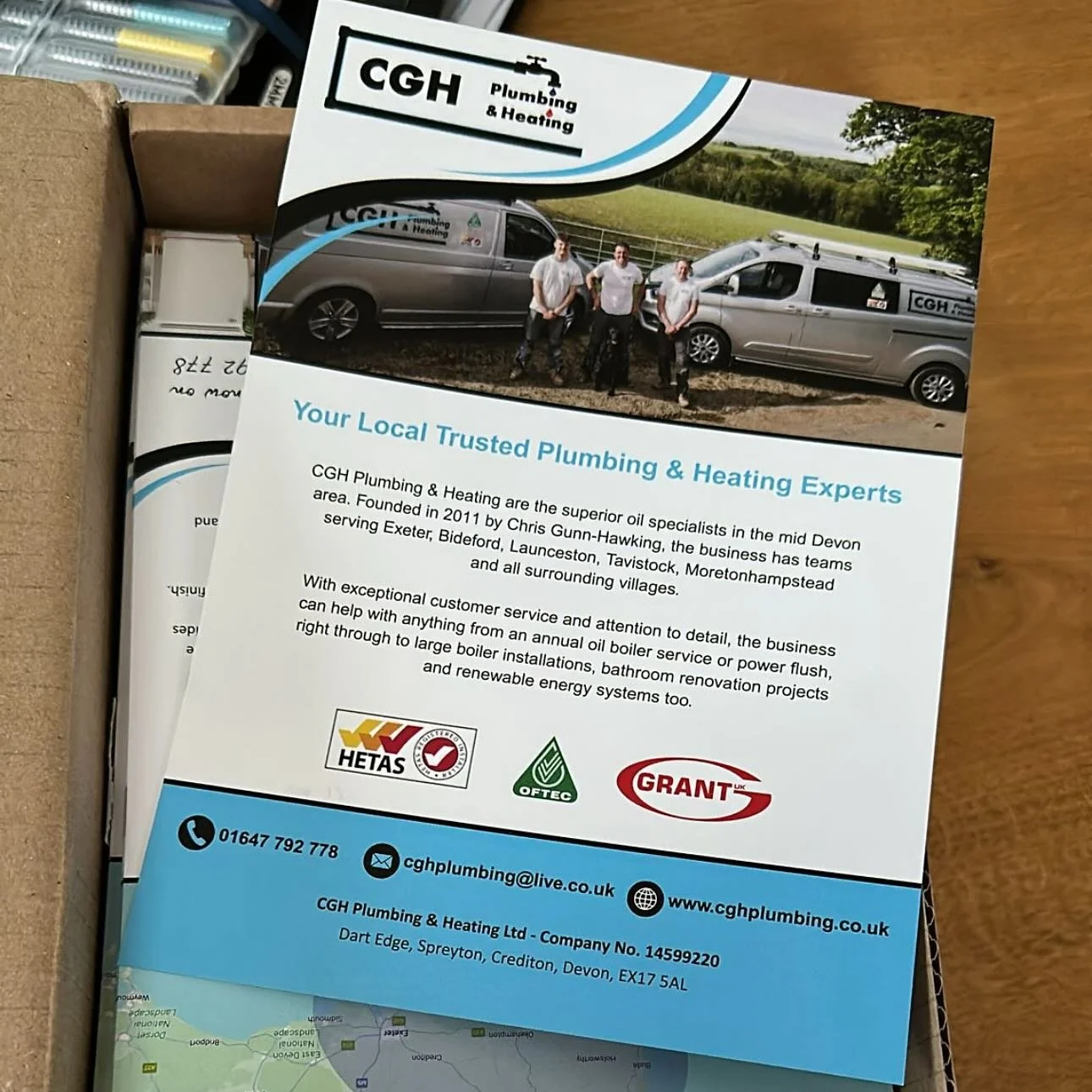 📦🤩 Special delivery! 🤩📦 We&rsquo;re thrilled with our new leaflets which our team will be giving out in the coming weeks to customers old and new! Huge thanks to @moo for the great quality and speedy service!! 

#ThankYou #PlumbingLife #SouthWest