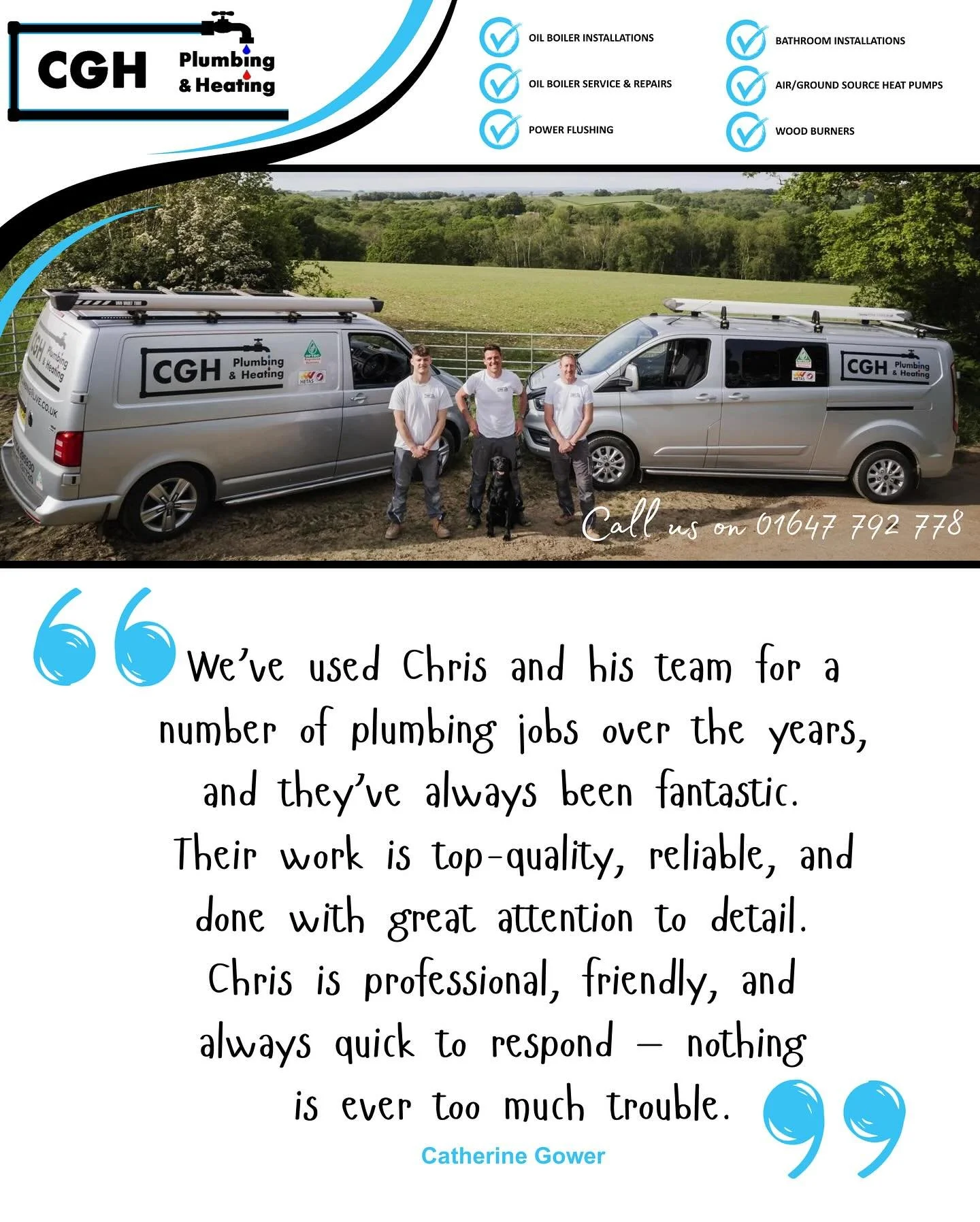 It&rsquo;s always great to receive a new Google review! Thank you very much Catherine, we love working with you too! 🤩

#Plumber #Devon #HappyCustomers