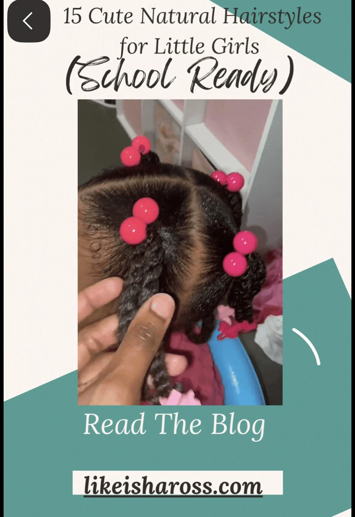 15 Cute &amp; Easy Little Girl Natural Hairstyles (Protective + School-Ready)