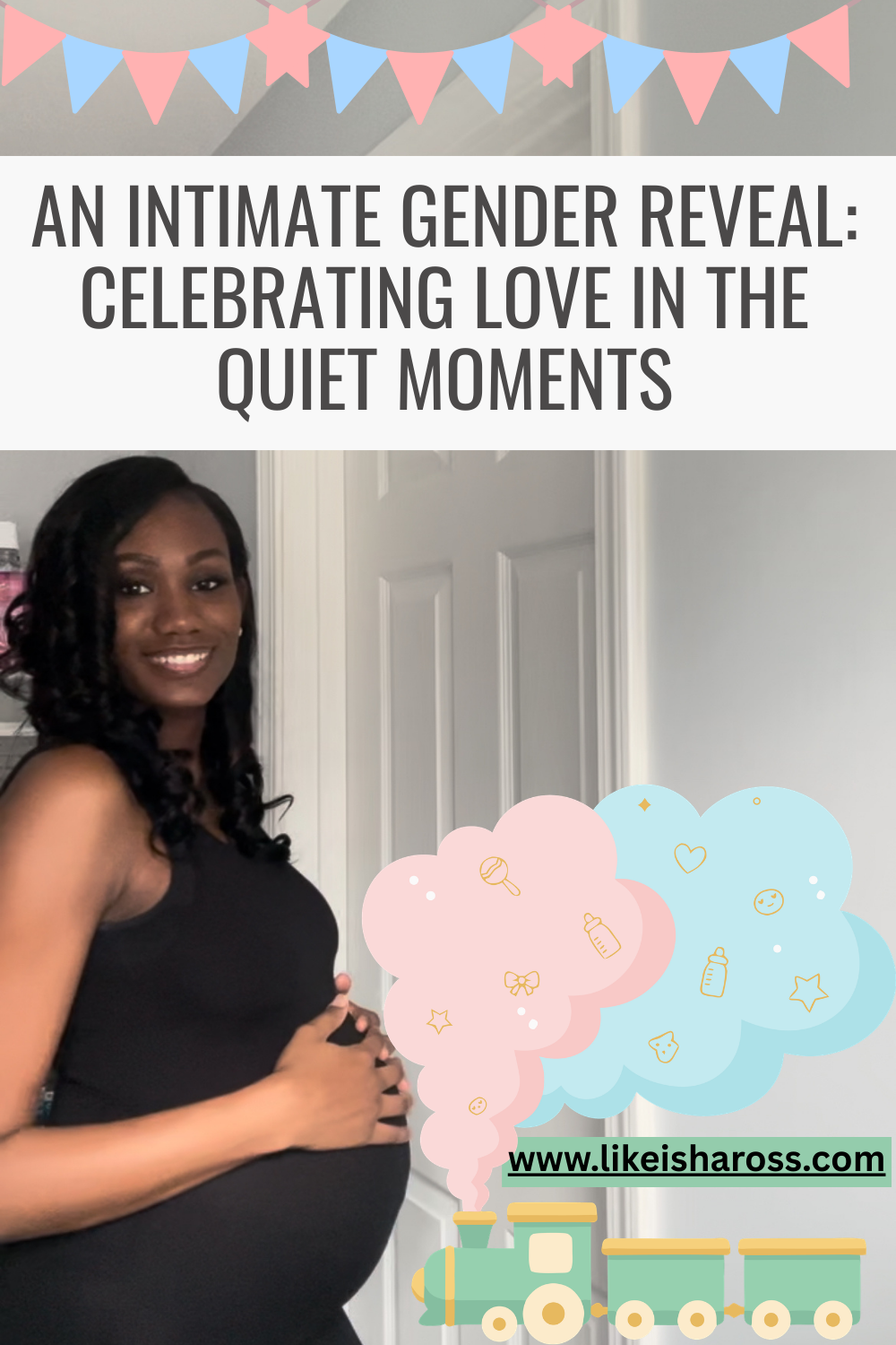 An Intimate Gender Reveal: Celebrating Love in the Quiet Moments