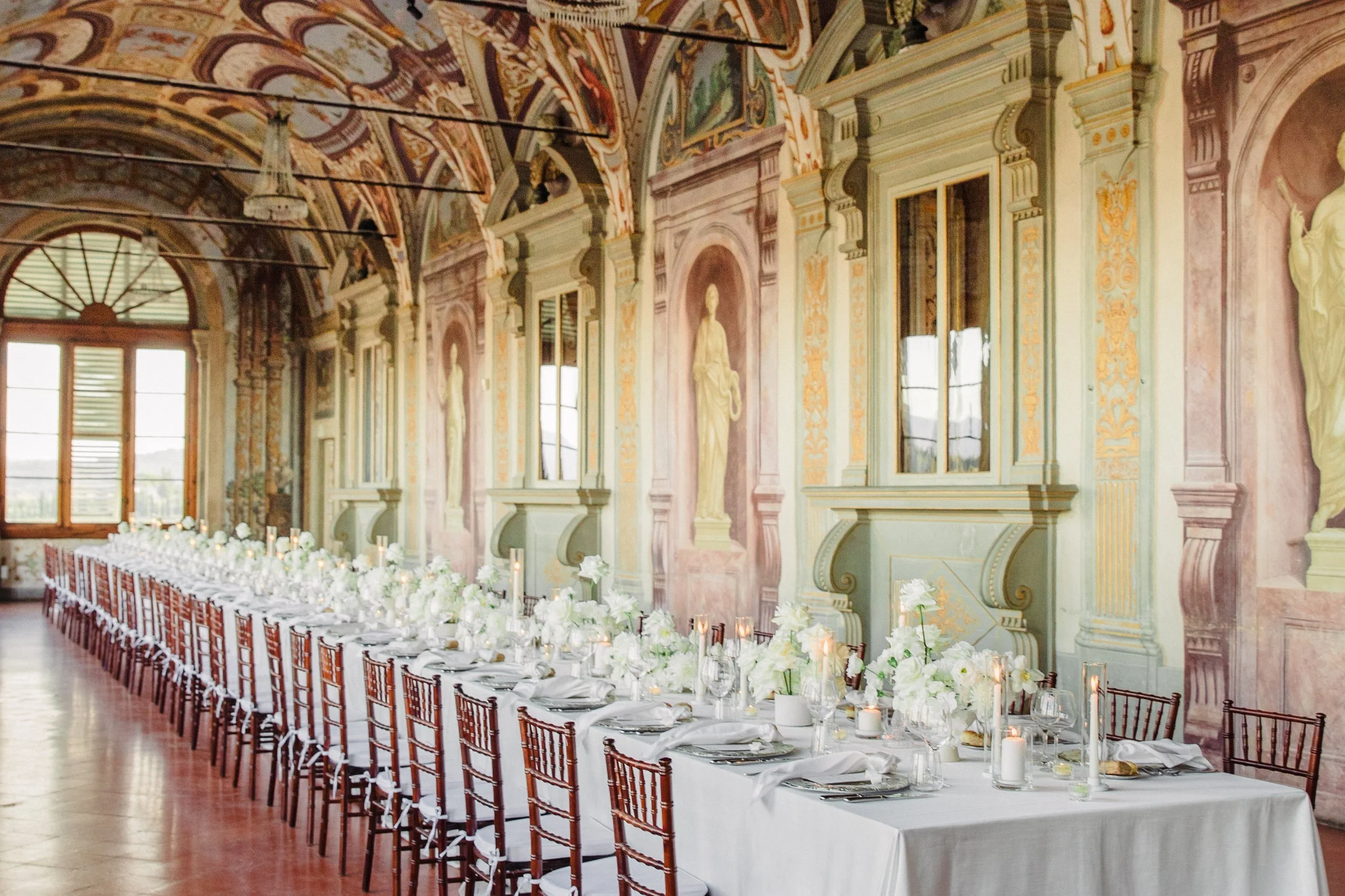 Reception at Villa Corsini Tuscany