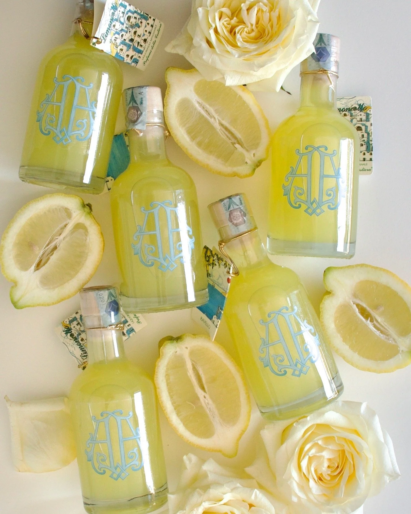 Custom Italian Limoncello Welcome wedding gift