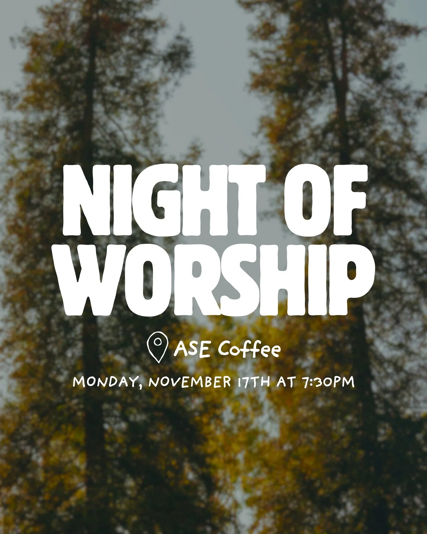 From the start, our heart at ASE has been about creating space for connection, community, and moments that matter. And one thing we’ve always wanted to do is host a Night of Worship. π
We’re so excited to finally make it happen! Join us
